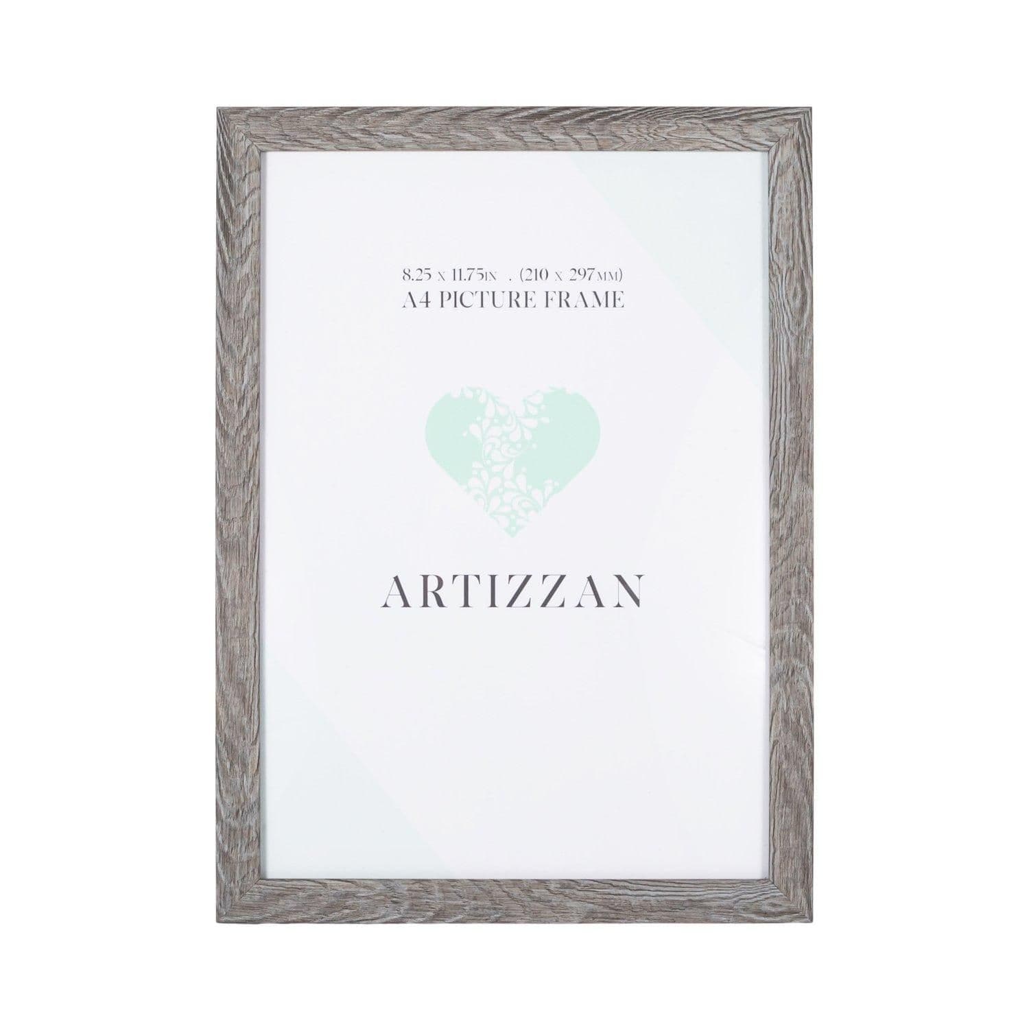 Modern and Chic Grey Veneer Wood Effect A4 Certificate Frame for Wall or Table