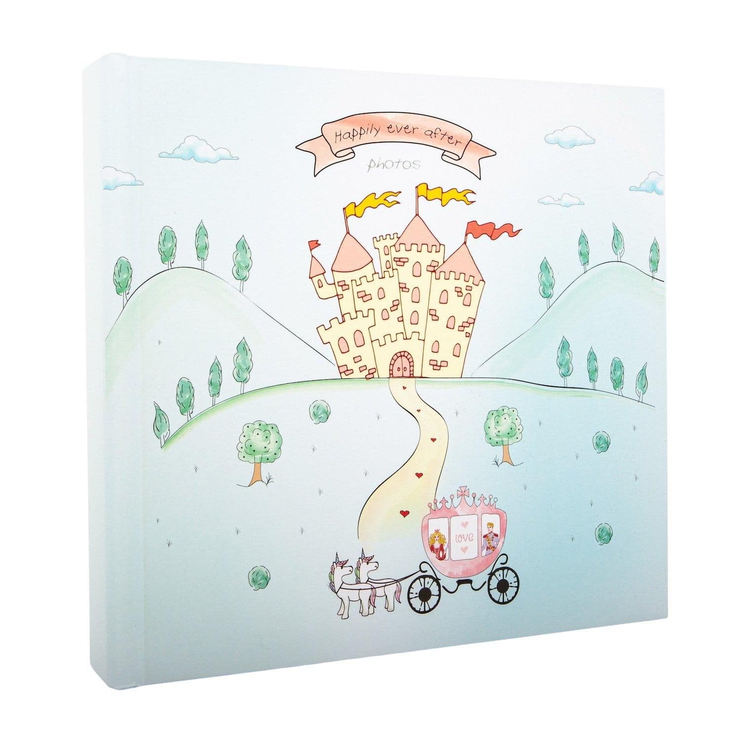 Modern Fairy Princess Themed Aqua Green Photo Album for Wedding or Child