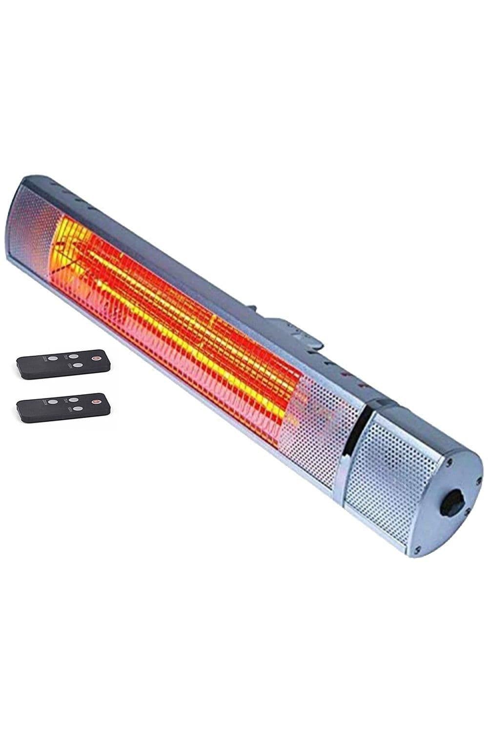 Electric Patio Heater Outdoor IP65 Wall Mounted Remote Control 2kW