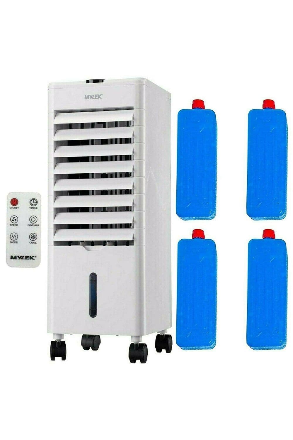 Portable Air Cooler Mobile Evaporative Cooling Fan Humidifier 4L