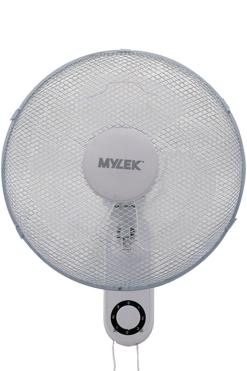 16" Oscillating Wall Mounted Fan Pull Cord 3 Speed Settings 45W