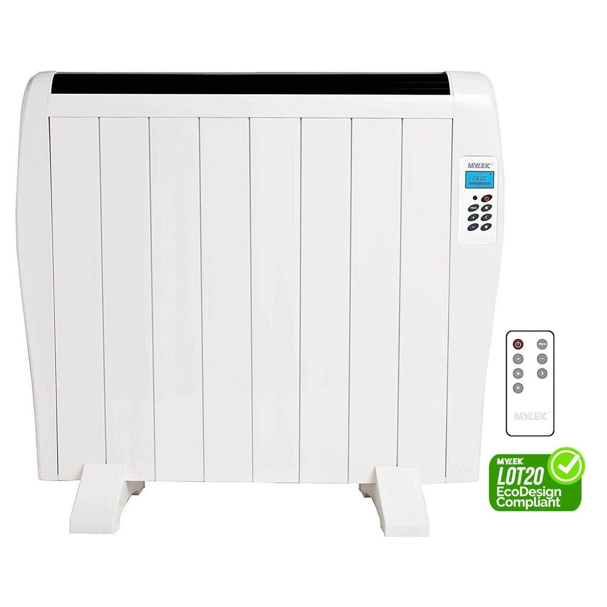 Aluminium Electric Panel Heater with Timer & Remote Control 1.2kW