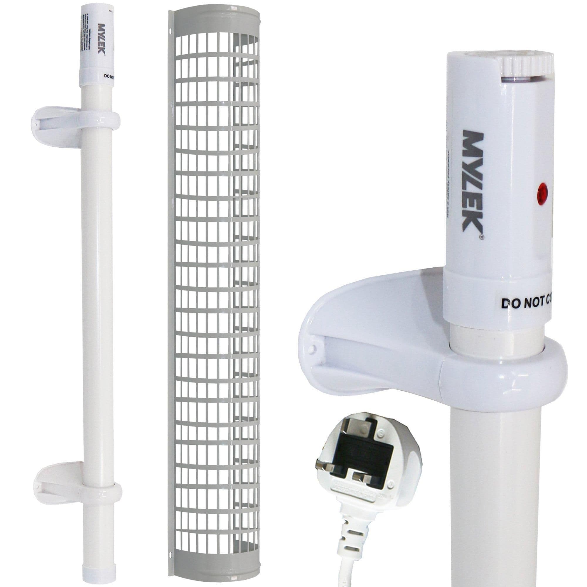 Tubular Heater 90W 71cm Built in Thermostat & Mounting Brackets IP44