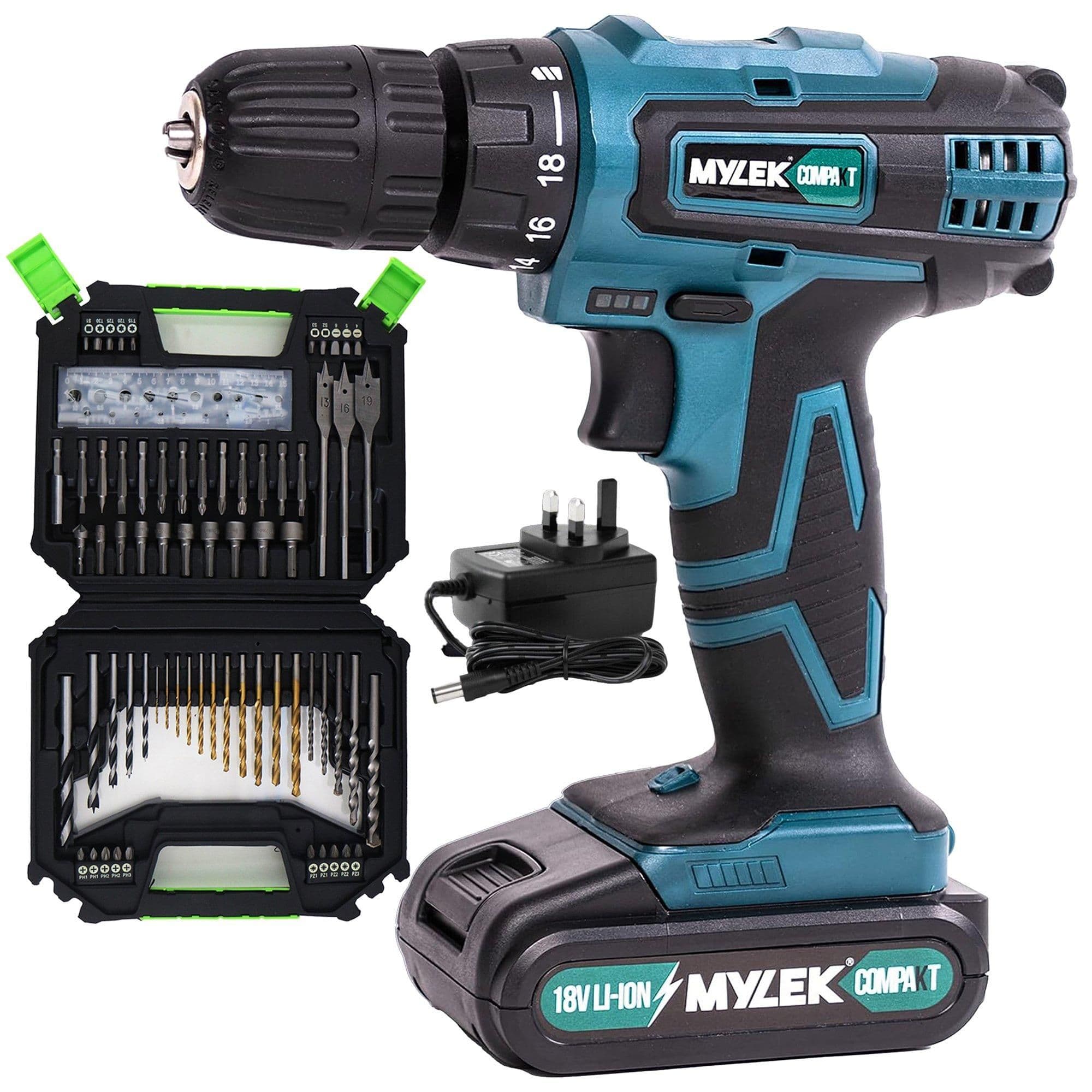 Cordless Drill VCB with 128 Piece Accessory Kit