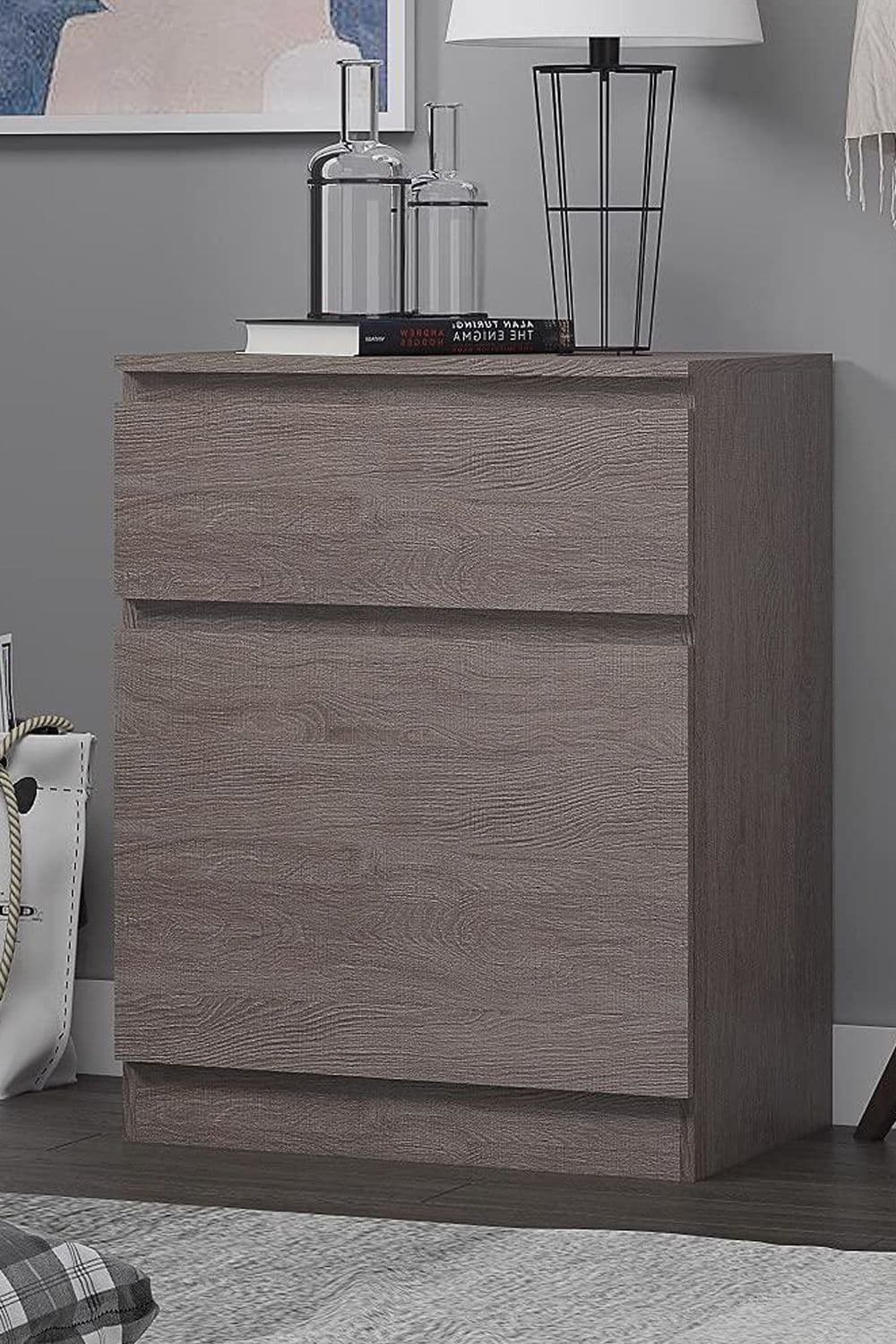 Rustic Oak Storage Unit 1 Drawer 1 Door