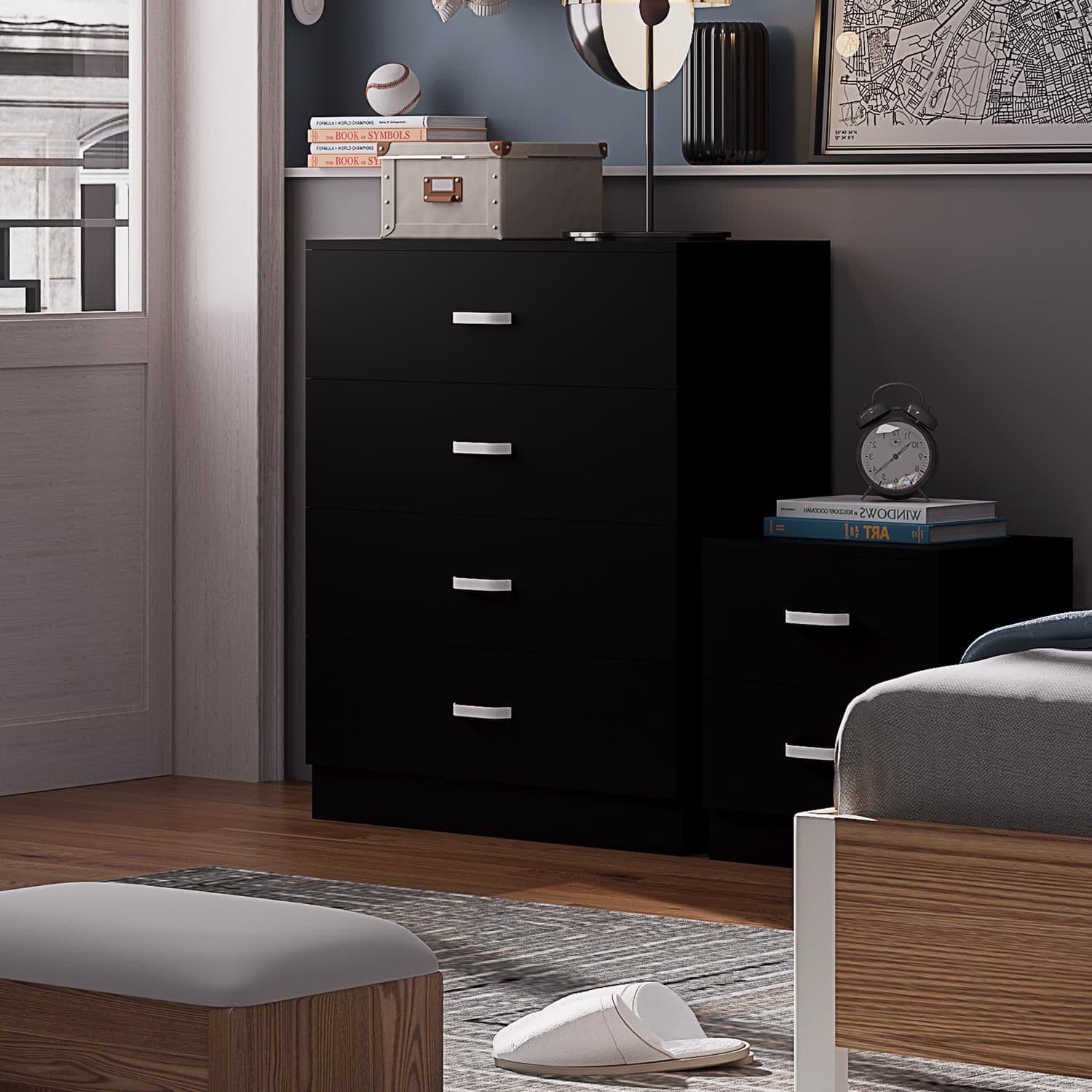 4 Drawer Chest Drawers Matt Finish