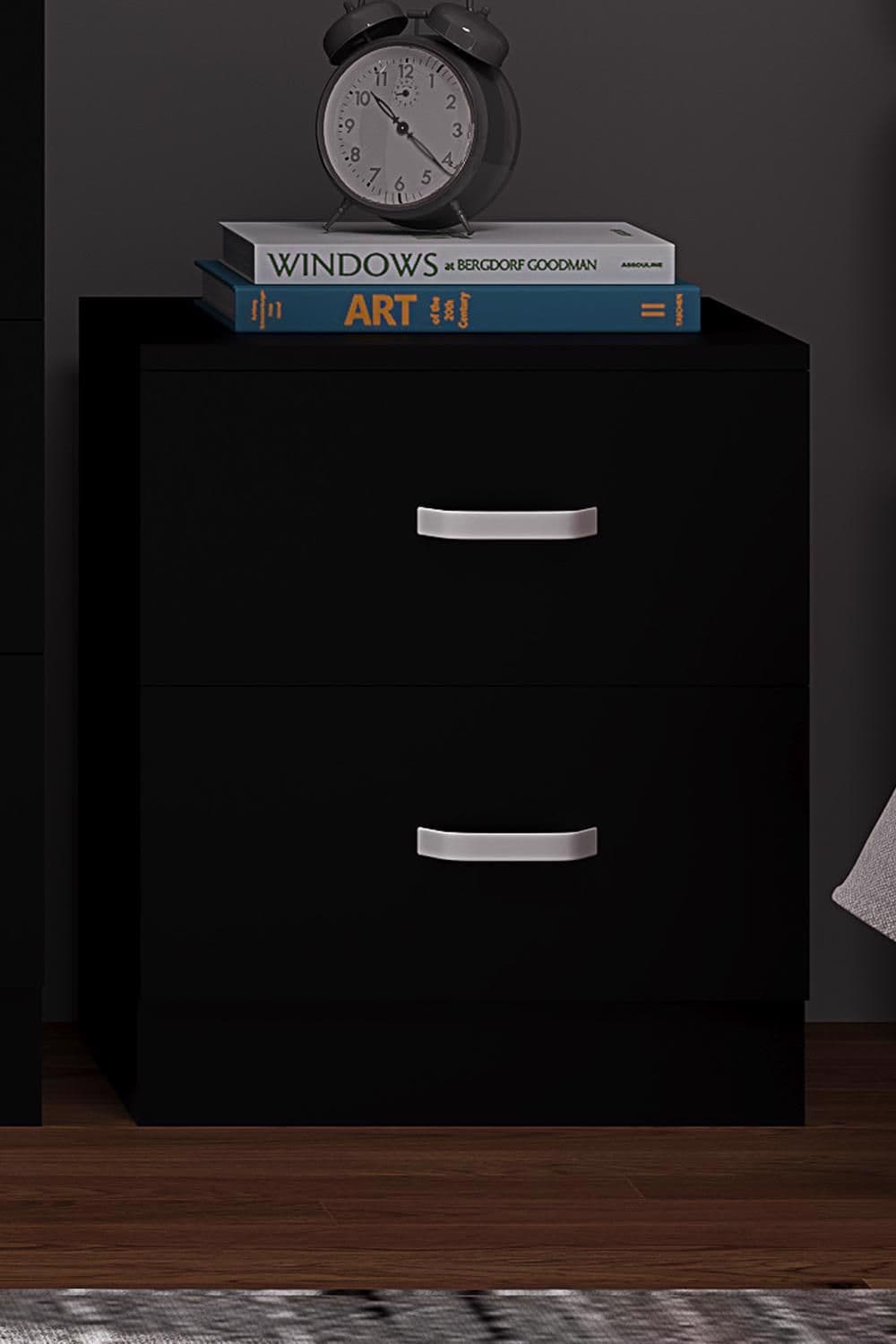 2 Drawer Bedside Table Matt Tunis