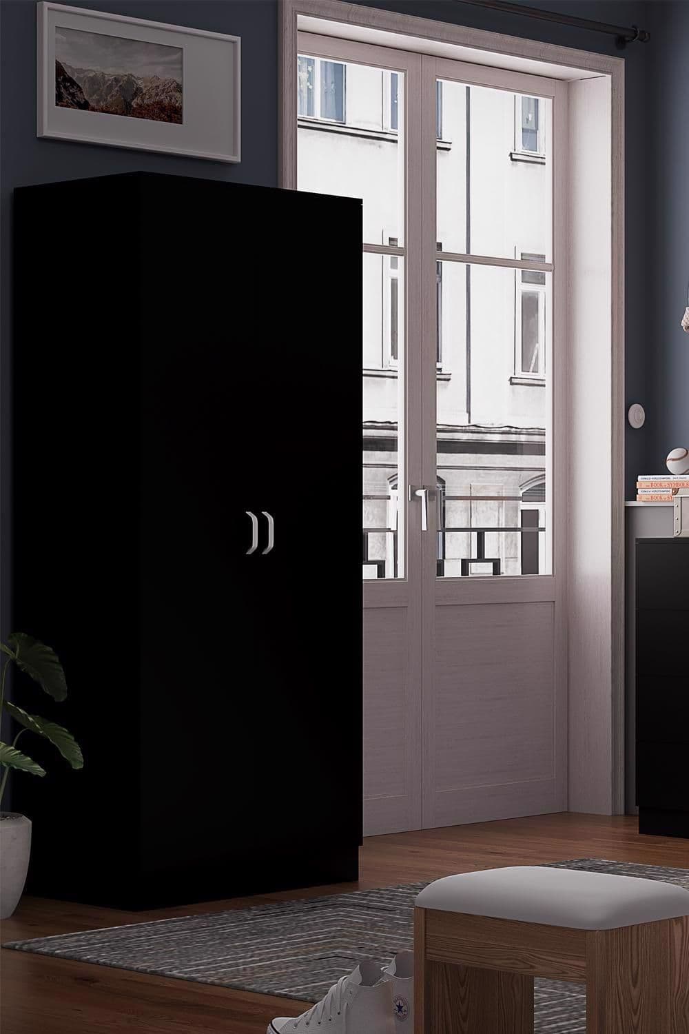2 Door Wardrobe Matt Finish Tunis