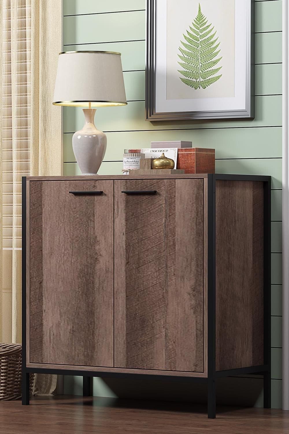 Modern 2 Door Industrial Design Sideboard