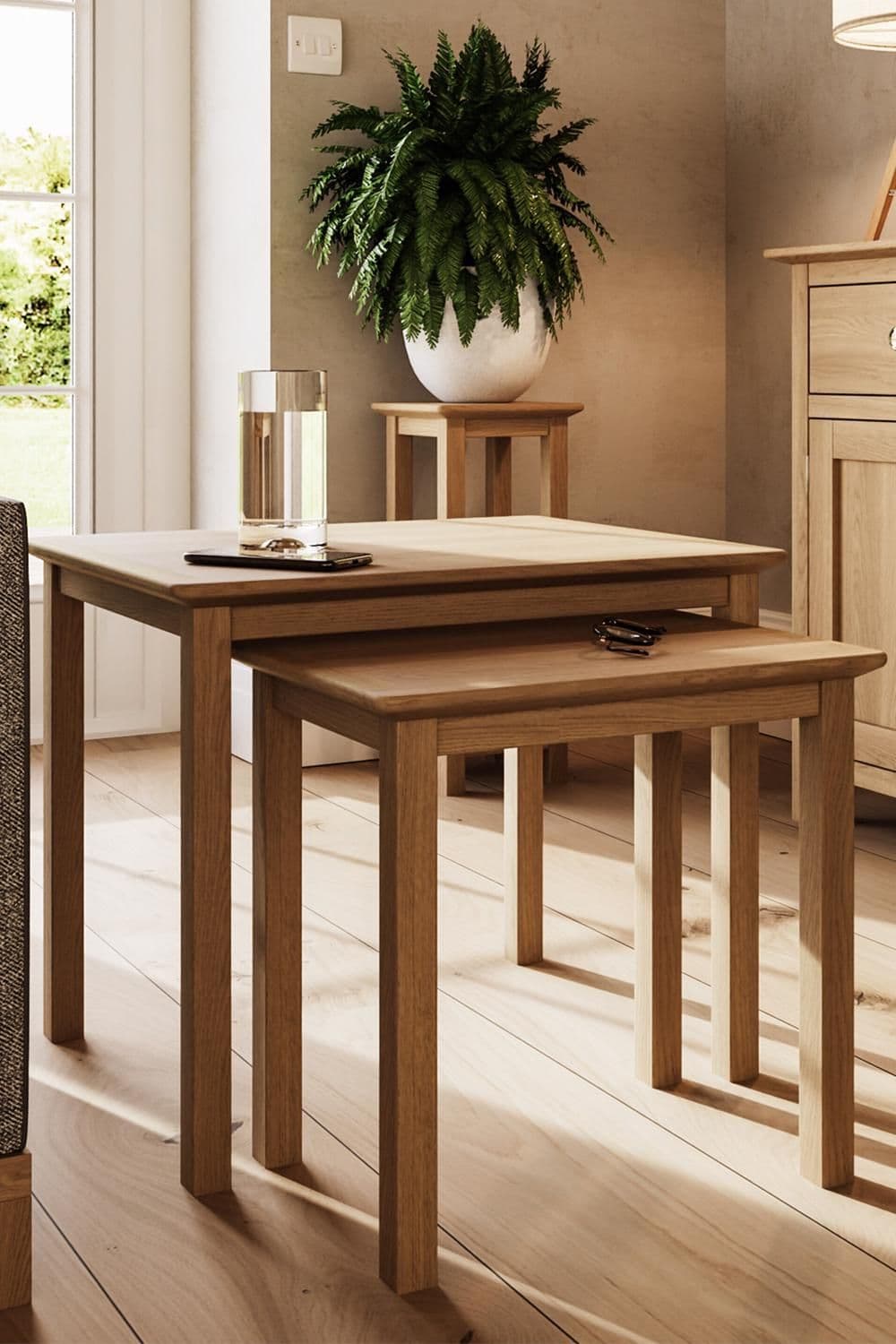 Nest 2 Solid Oak Tables