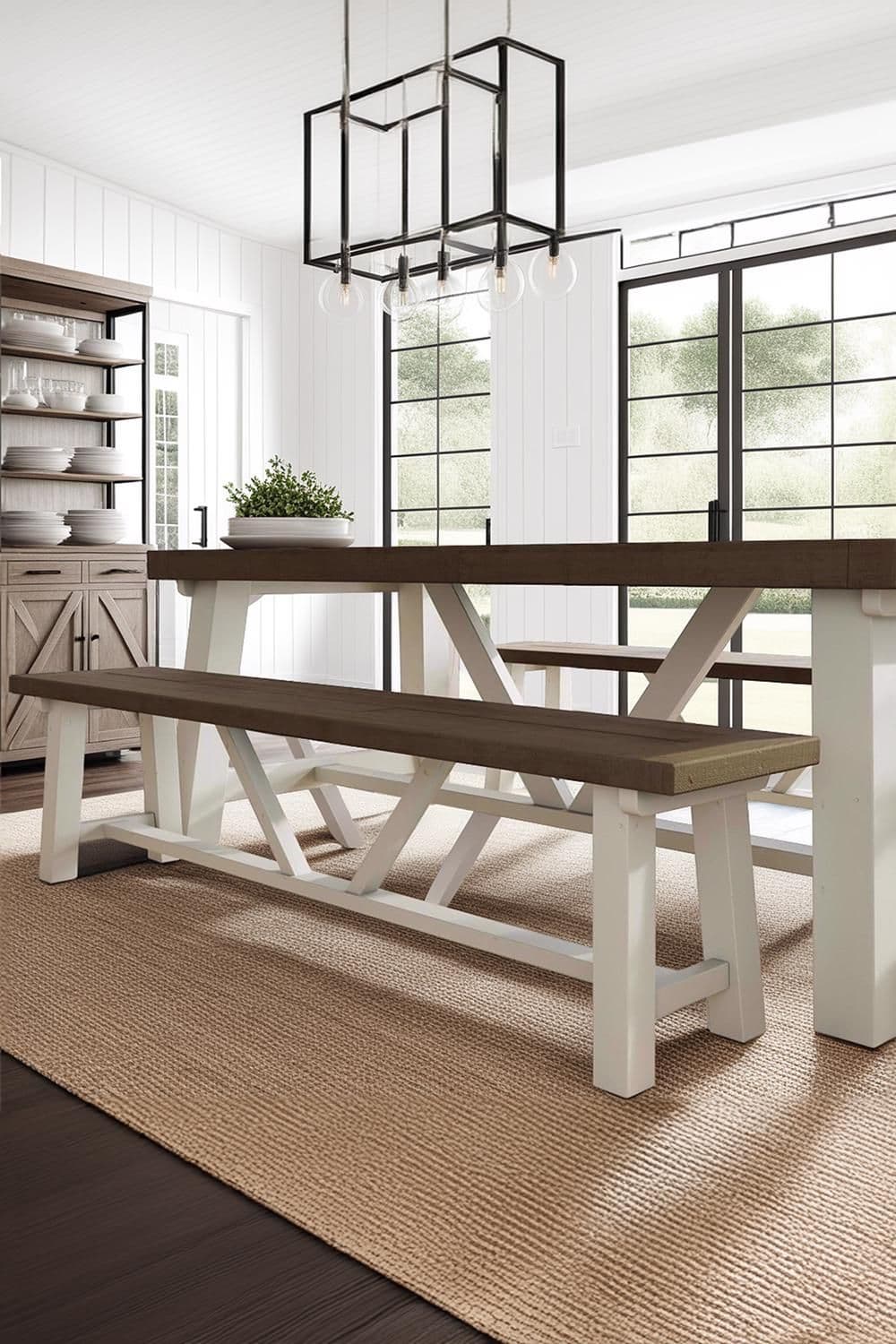 Solid Pine 1.8M Large Dining Room Bench Handmade