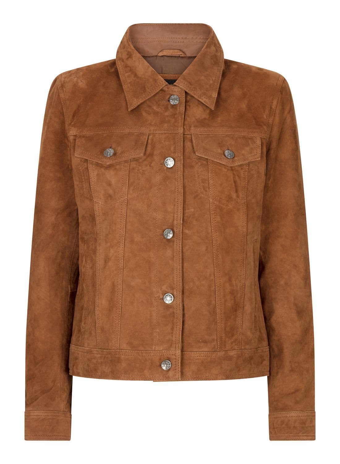 Suede Vintage Jeans Jacket Leather Biker