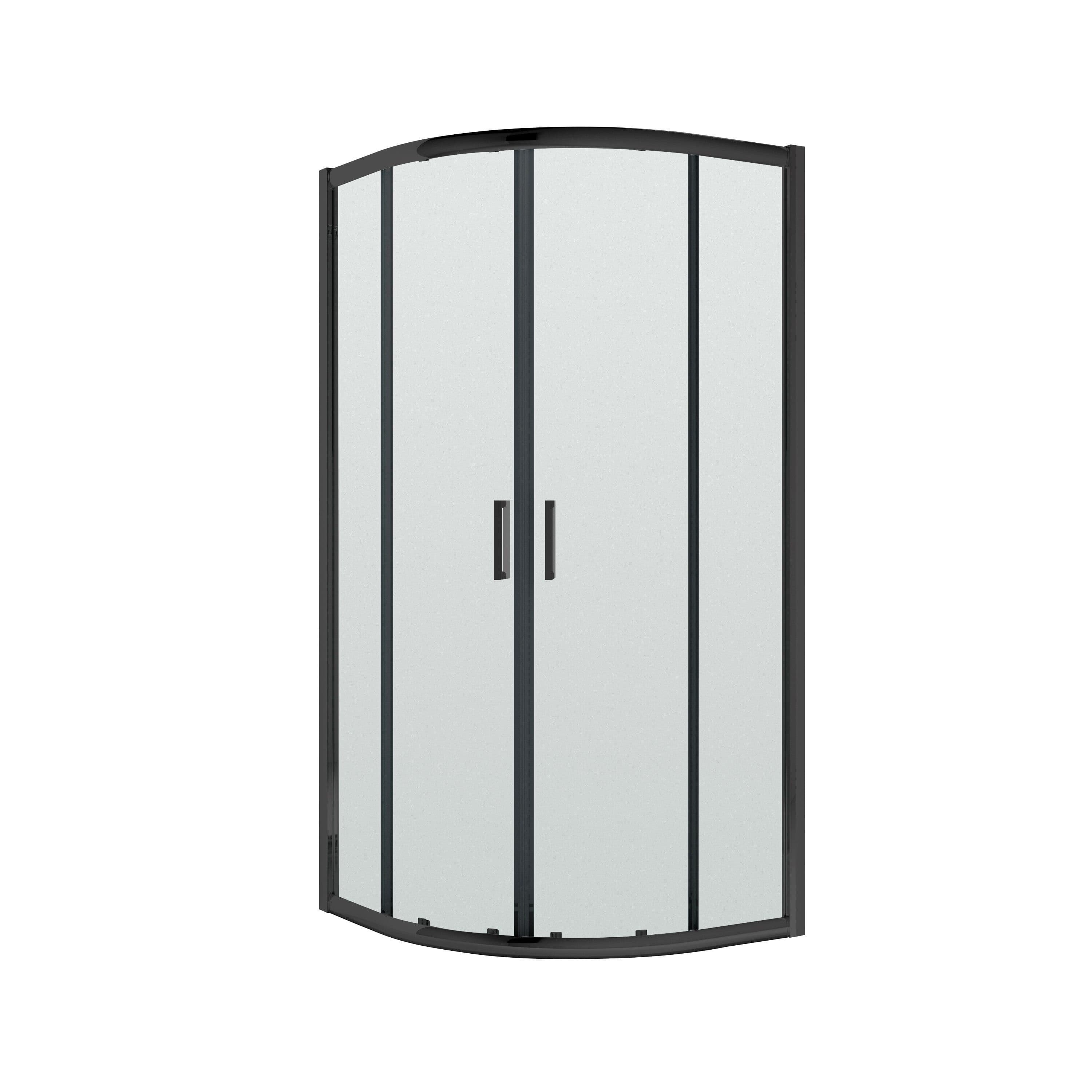 Quadrant Toughened Safety Glass Shower Enclosure 6mm 900mm