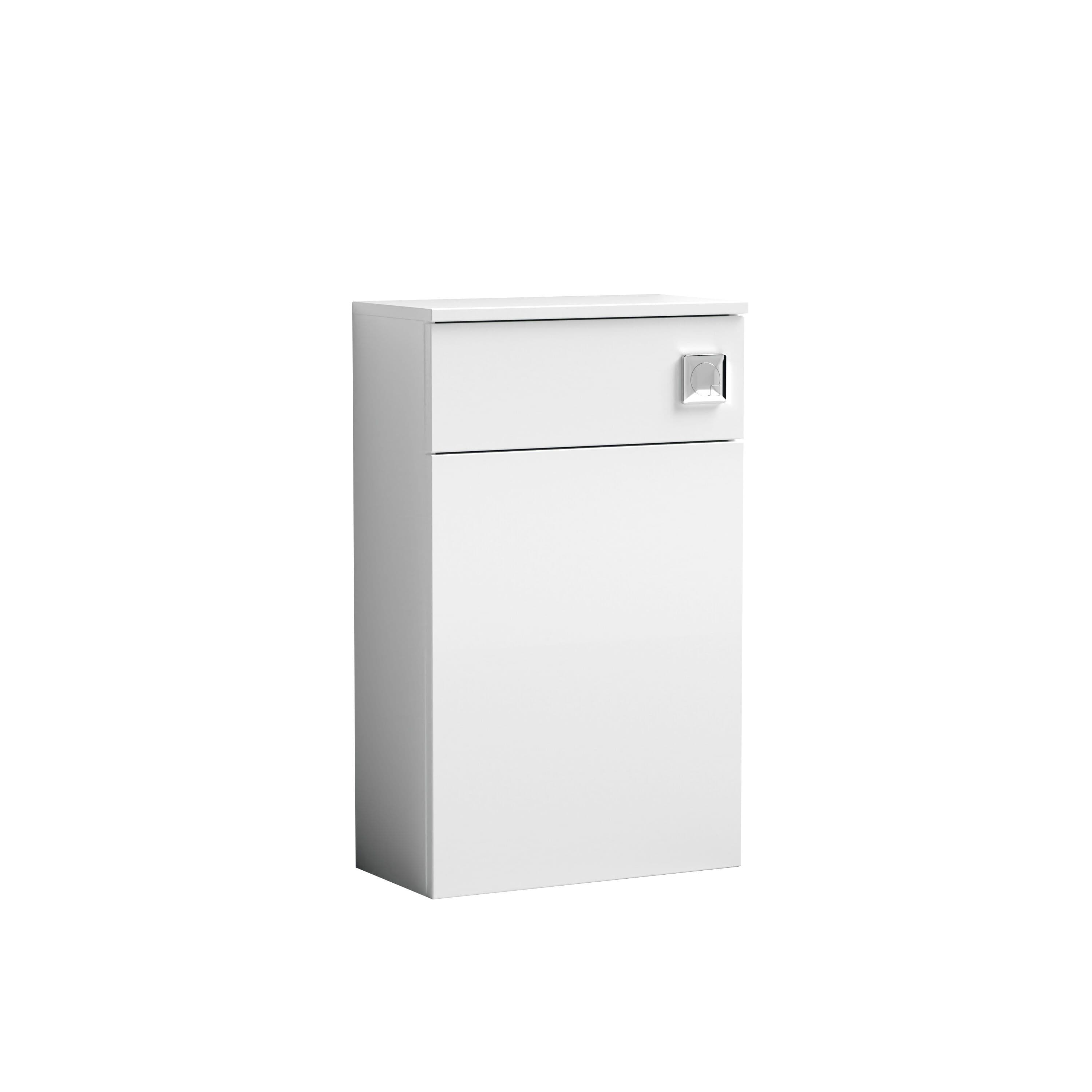 Compact Floor Standing WC Toilet Unit Gloss 500mm