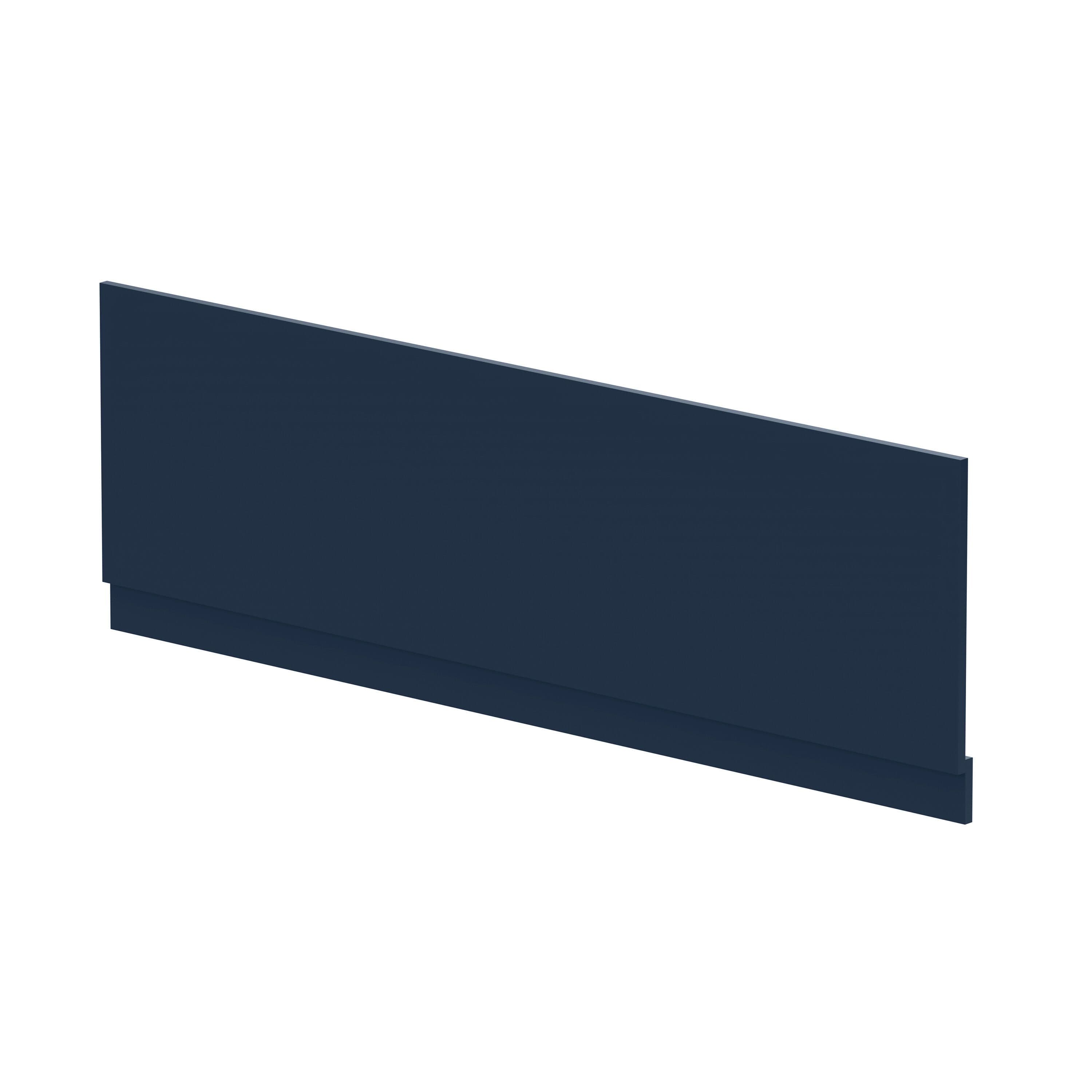 Straight Bath MFC Front Panel Plinth Matt Electric Blue 1700mm