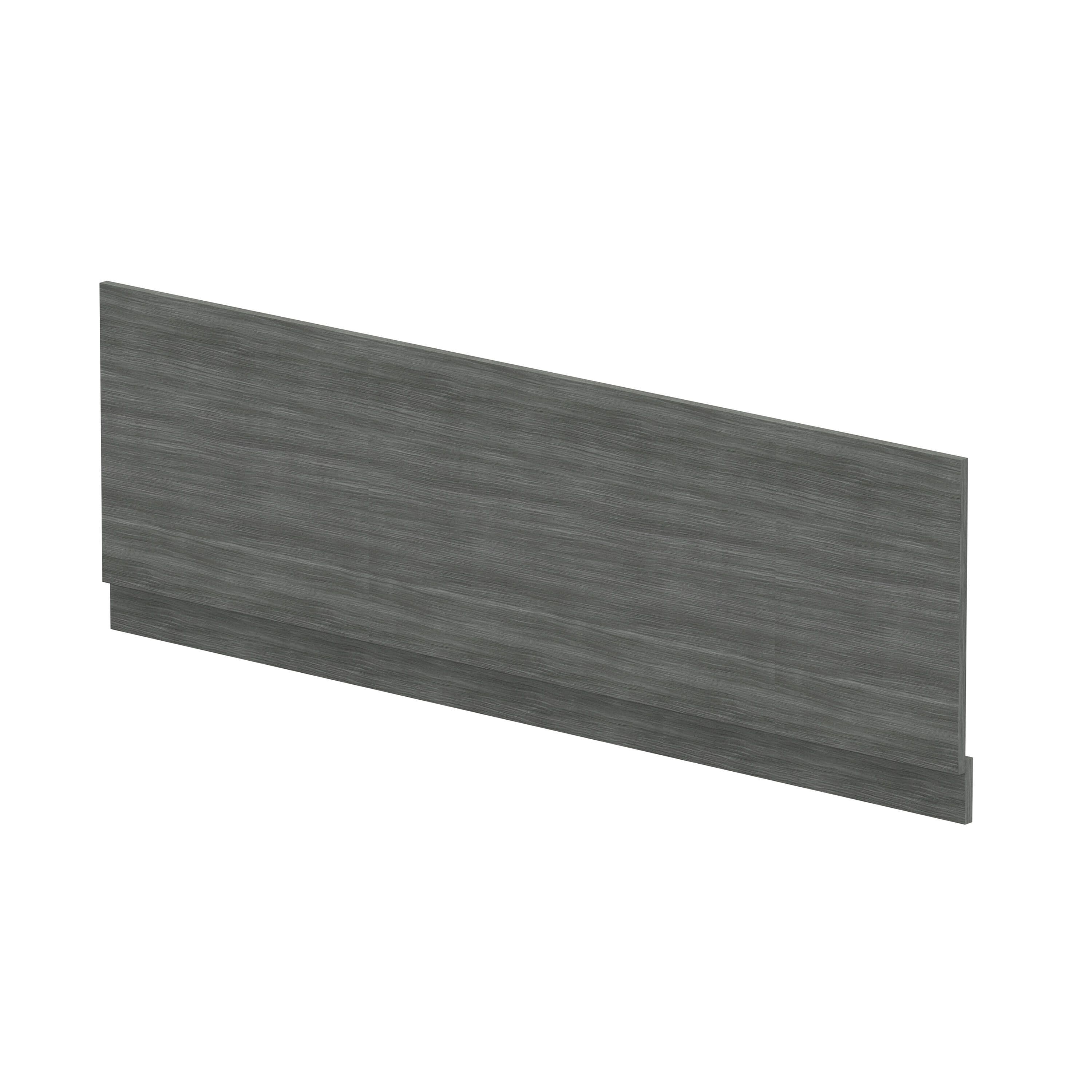 Bath MFC Front Panel & Plinth 1700mm Woodgrain Anthracite