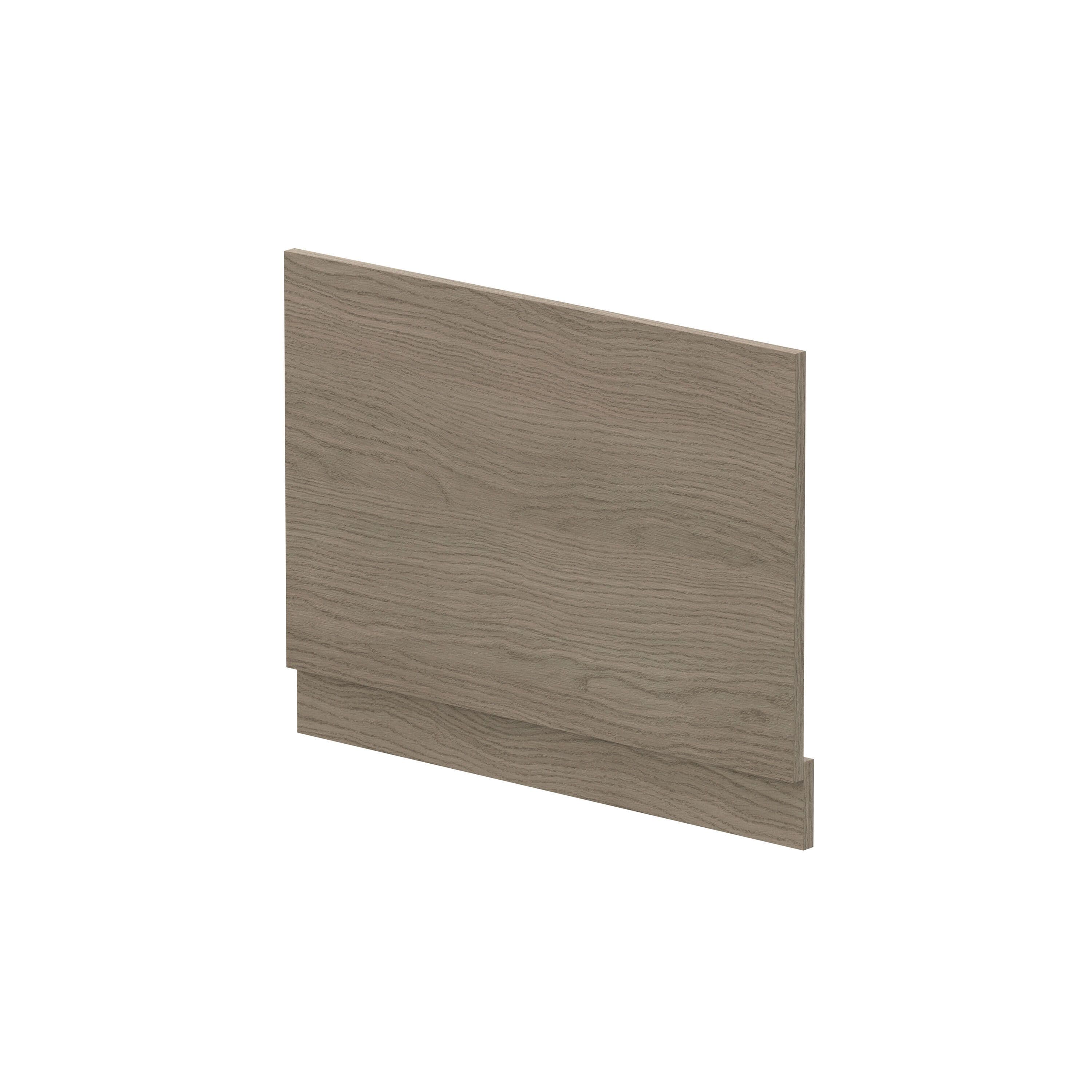 Bath MFC End Panel & Plinth 750mm Woodgrain Solace Oak