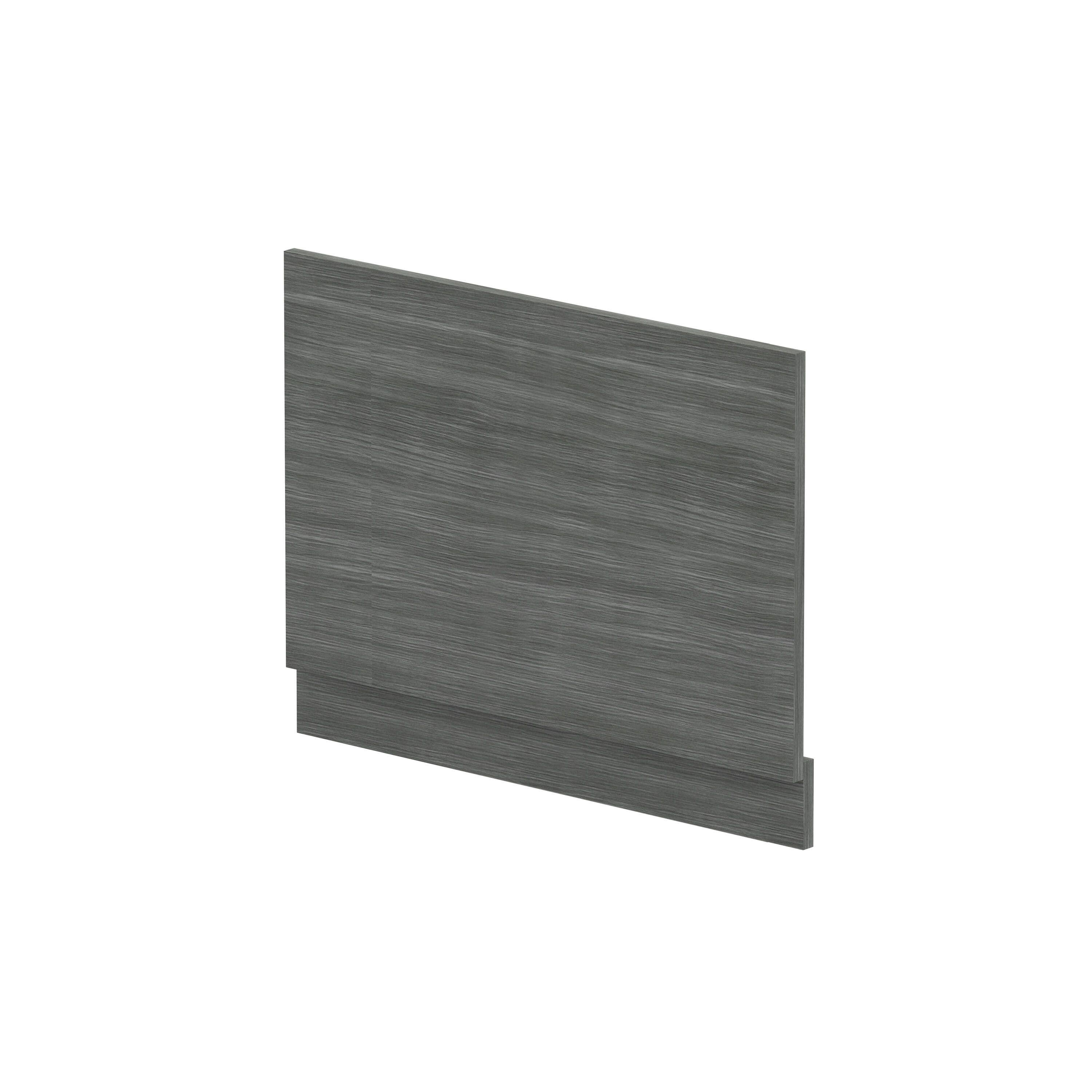 Bath MFC End Panel & Plinth 750mm Woodgrain Anthracite