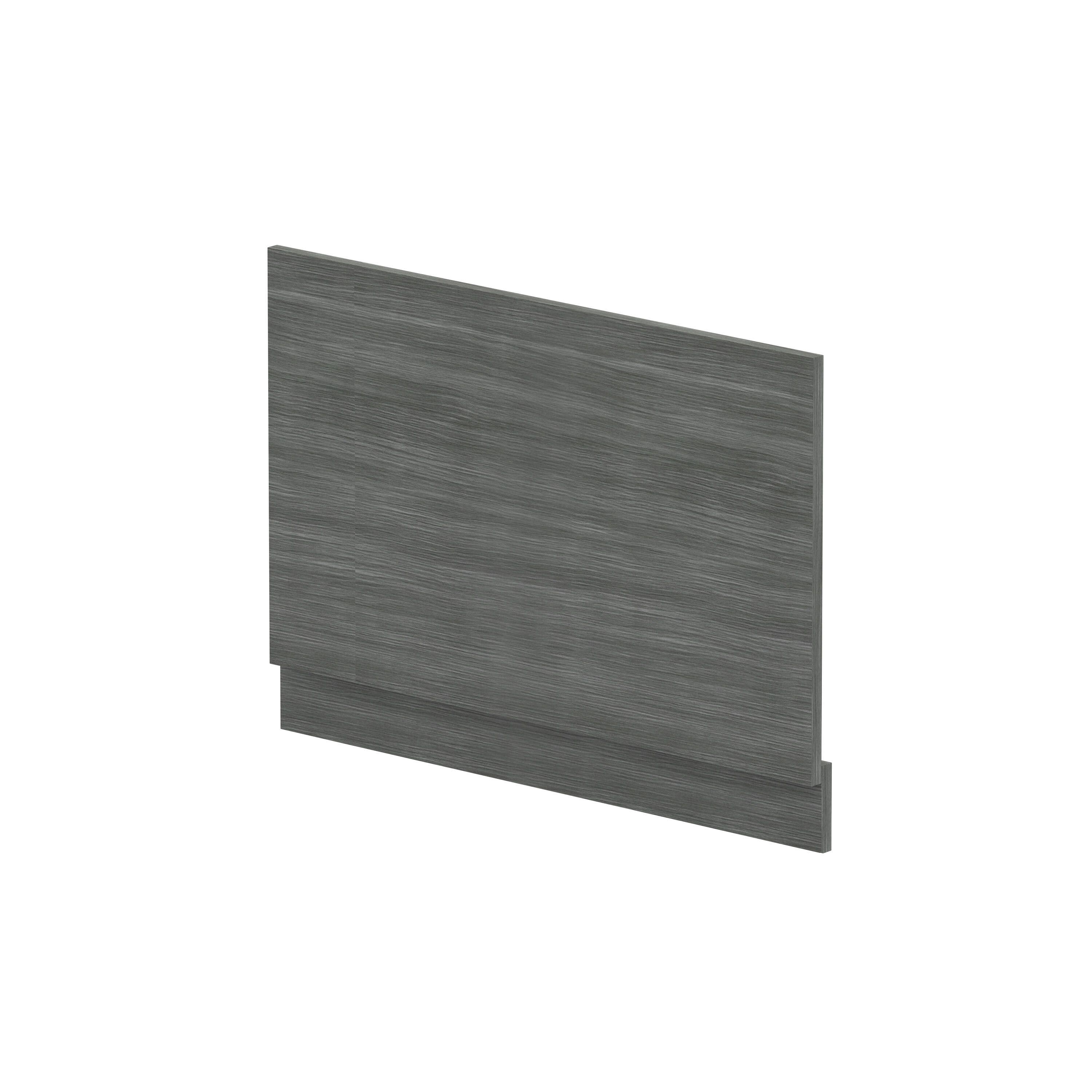 Bath MFC End Panel & Plinth 800mm Woodgrain Anthracite