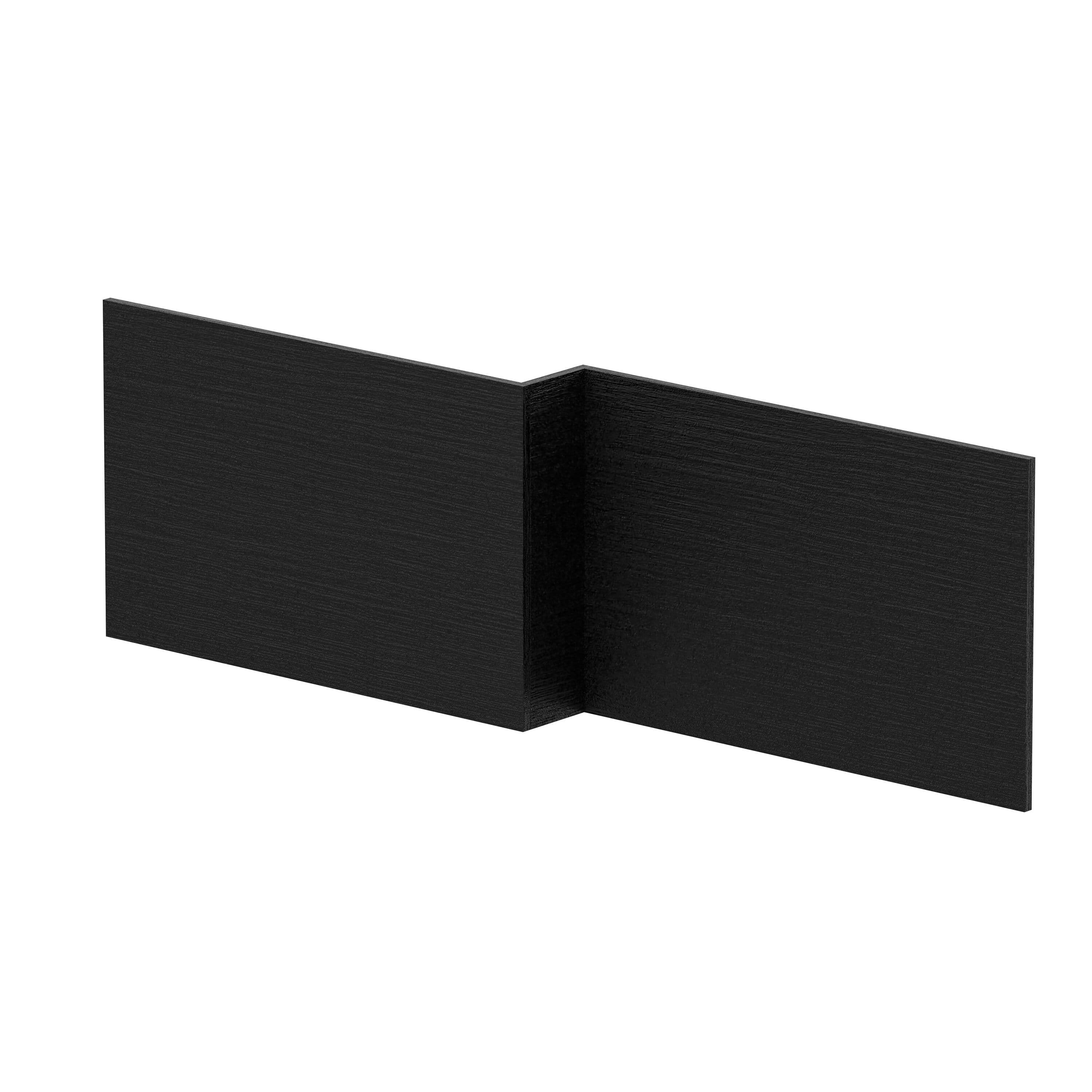 Reversible Bath Panel Woodgrain Charcoal 1700mm