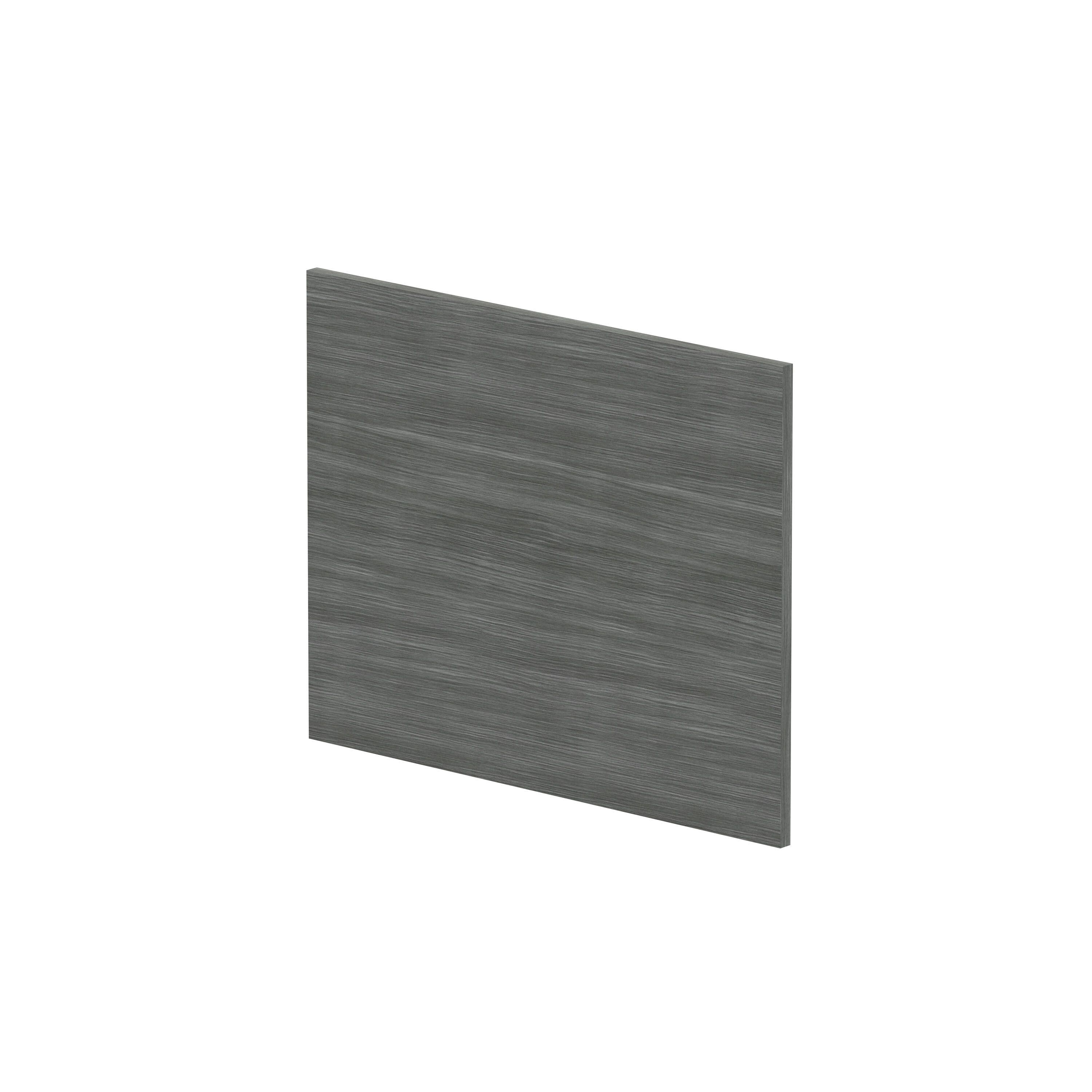 Square MFC Reversible Shower Bath Woodgrain Anthracite 700mm