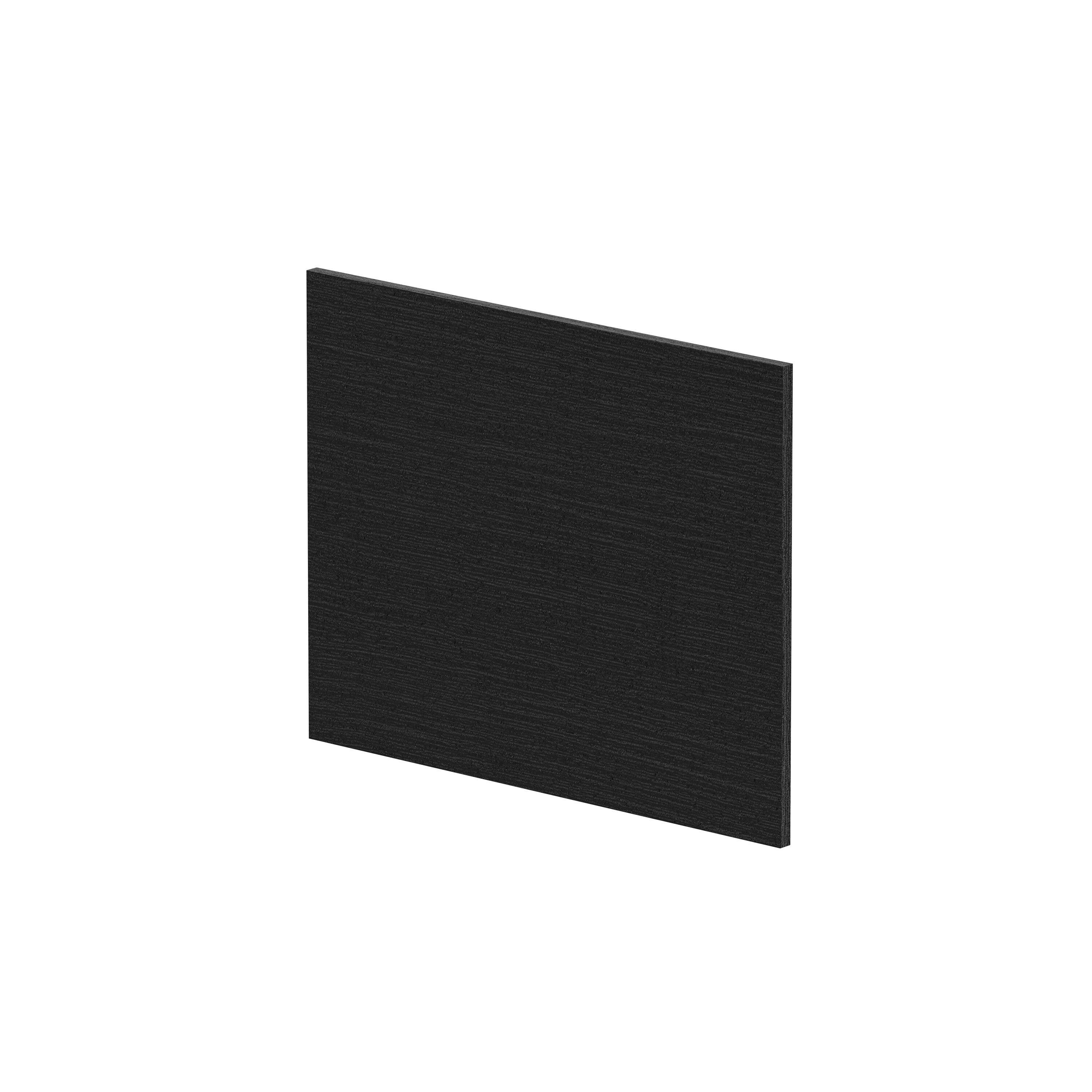 Square MFC Reversible Shower Bath Woodgrain Charcoal 700mm