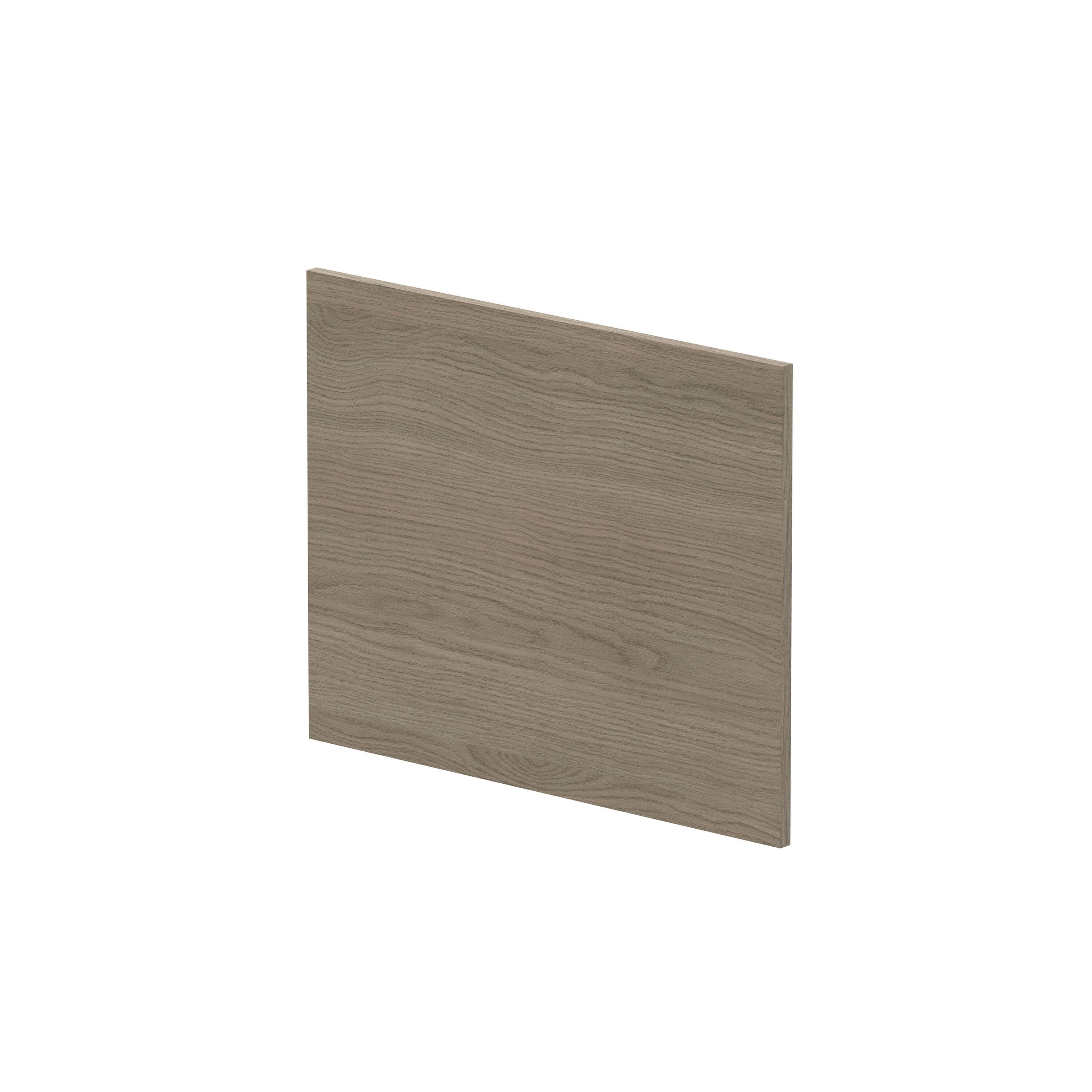 Square MFC Reversible Shower Bath Woodgrain Solace Oak 700mm