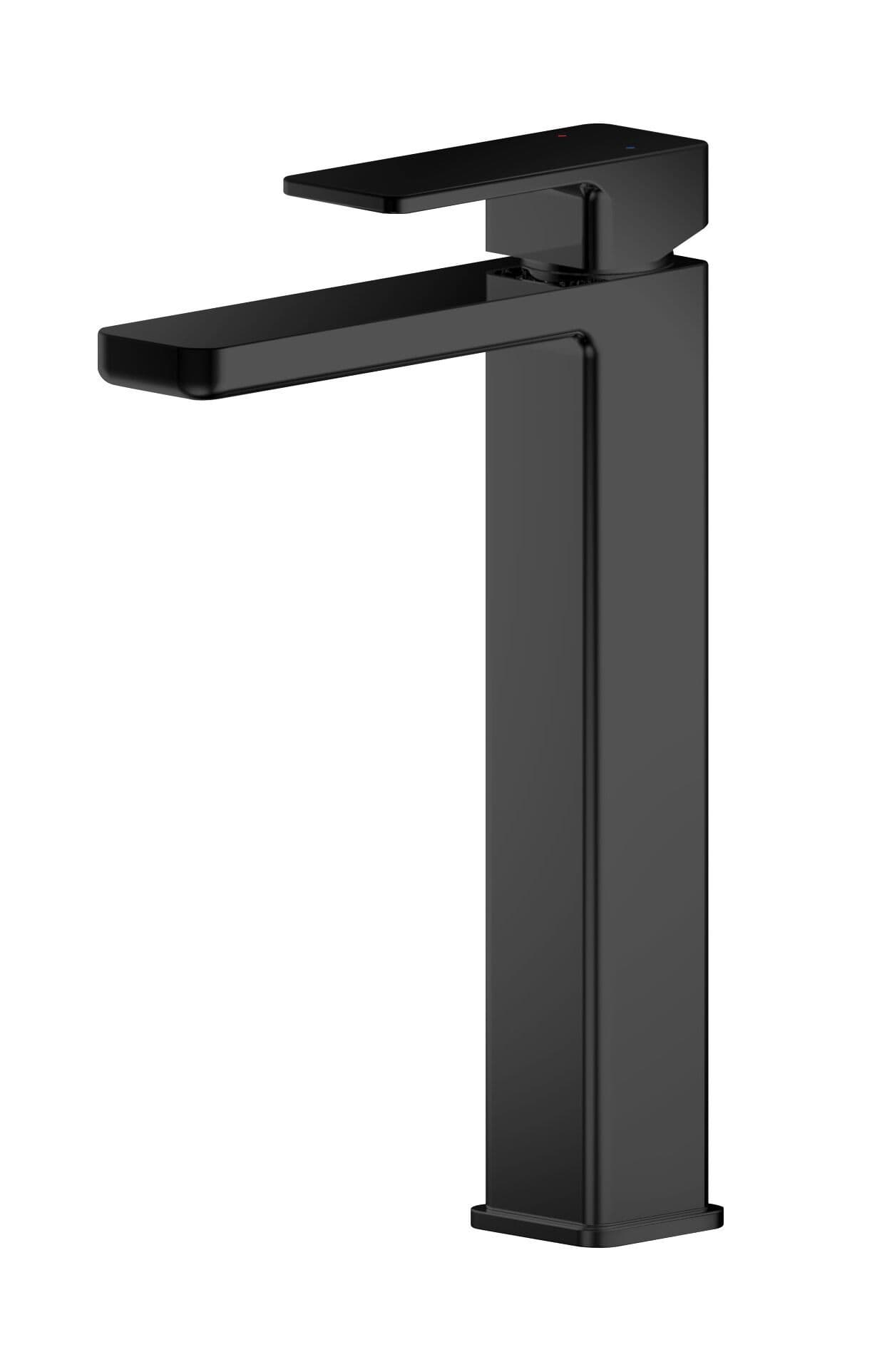 Square High Rise Mono Basin Mixer Tap Matt