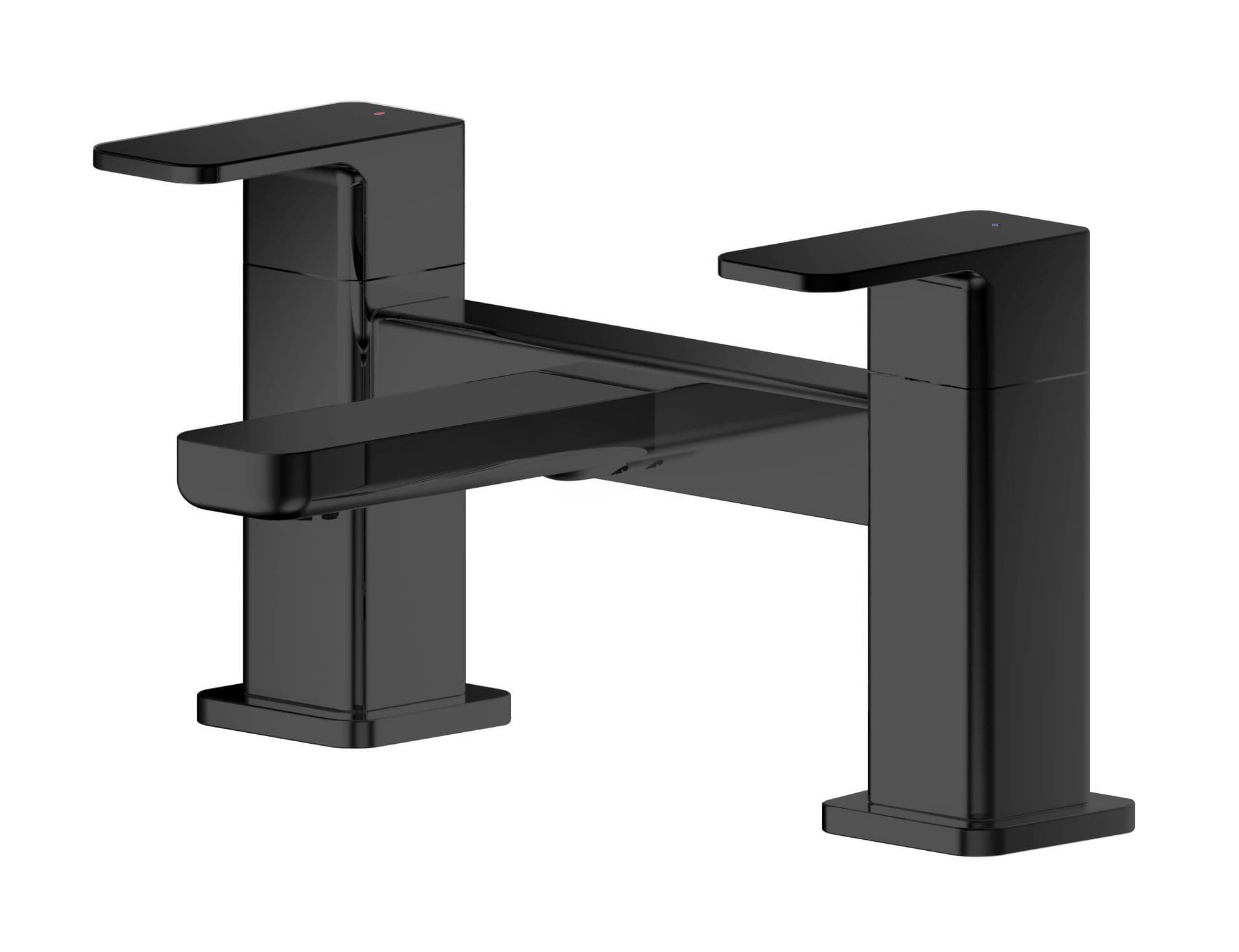 Square Deck Mounted Bath Filler Tap Matt
