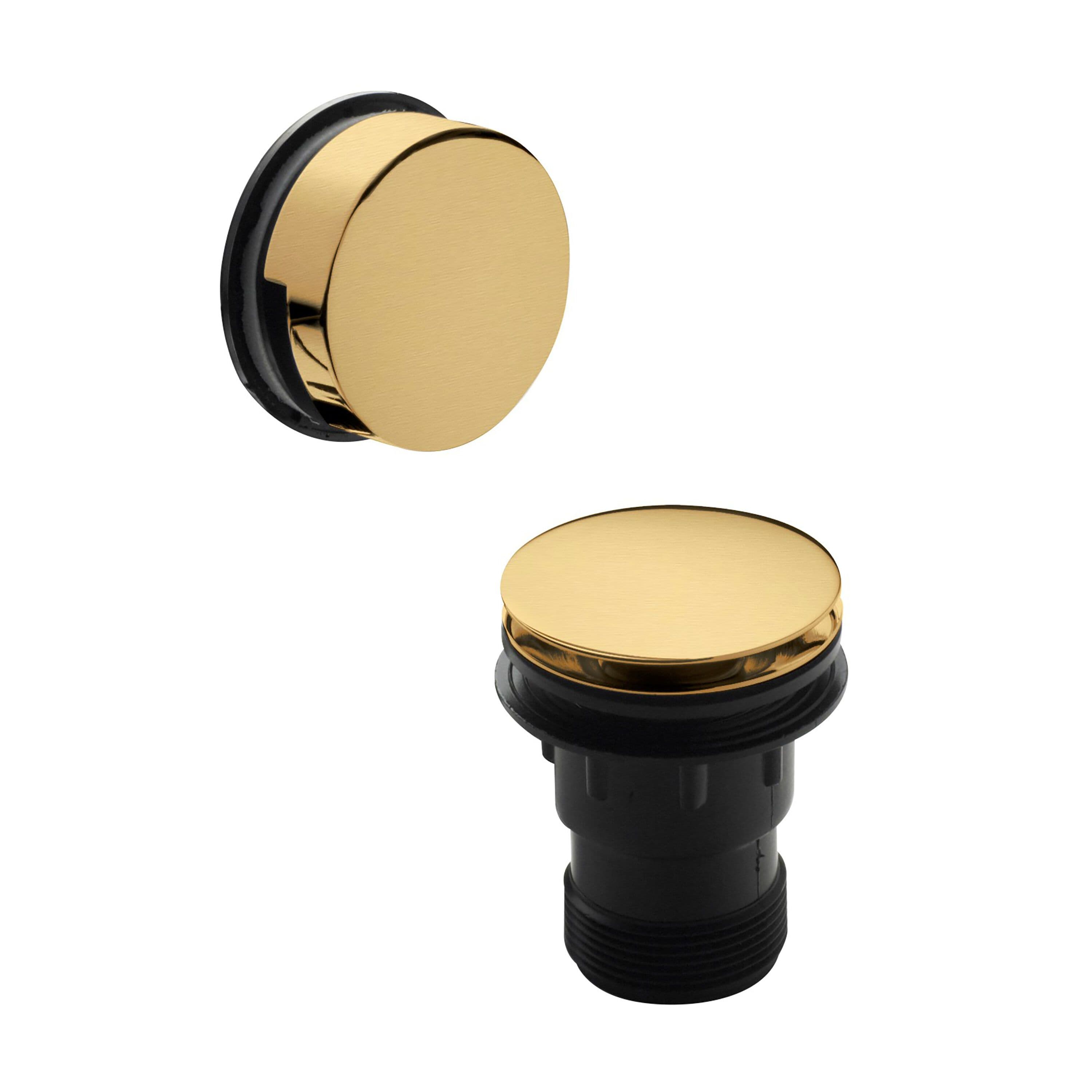 ClickClack Push Button Overflow Bath Waste Baths up to 13mm Thick