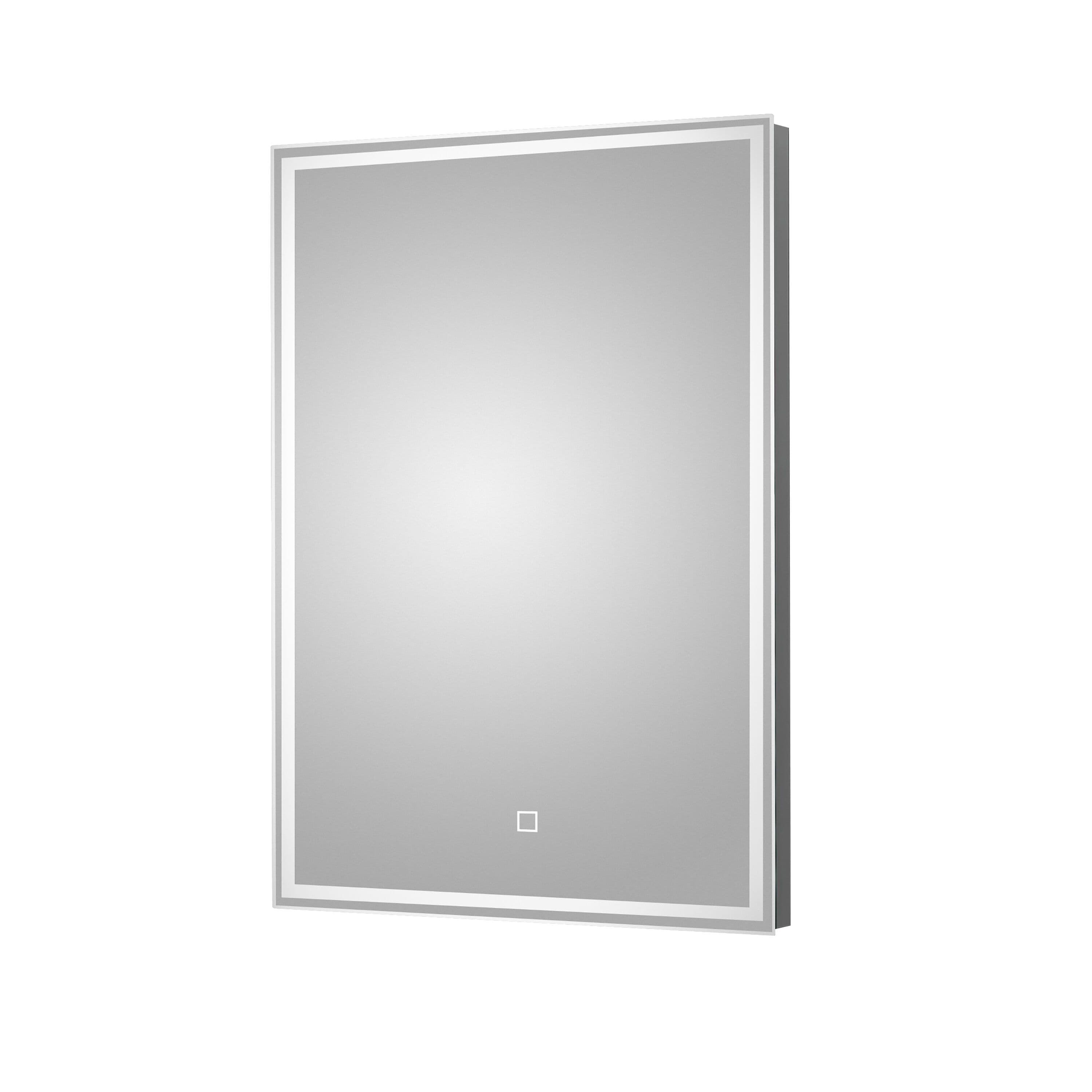 LED Illuminated Framed Touch Sensor Mirror Demister 700x 500mm