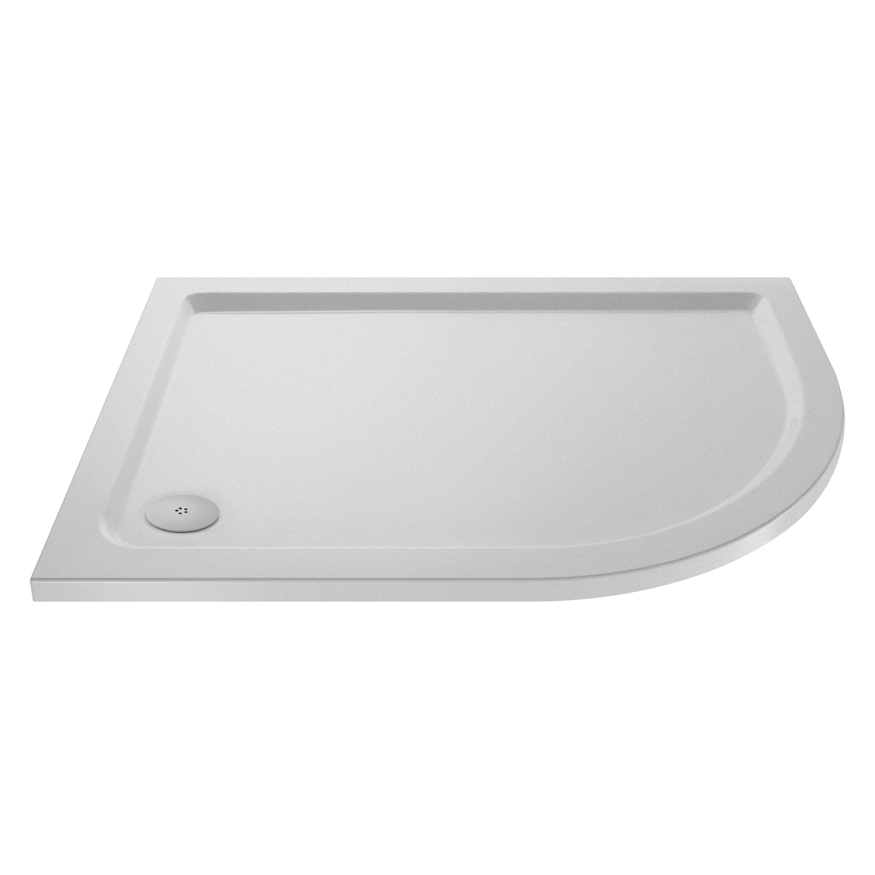 Premium Slip Resistant Shower Tray Right Hand Offset Quadrant 1200mm x 800mm