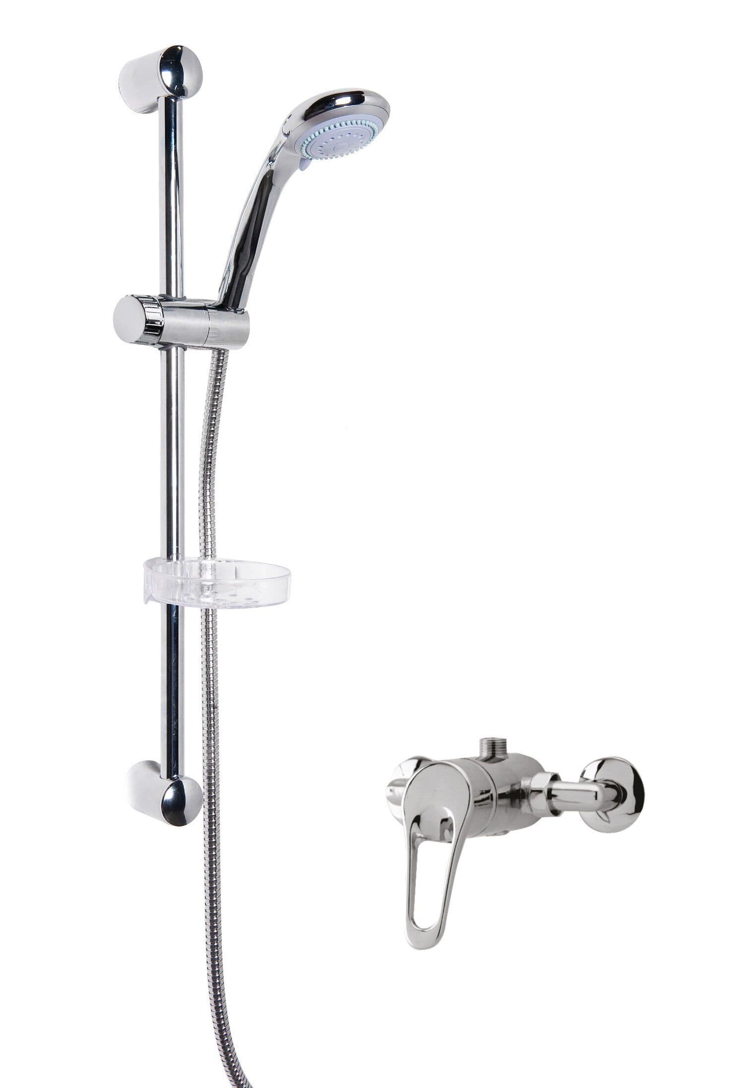 Exposed Round Manual Valve Function Handset Slide Rail Kit
