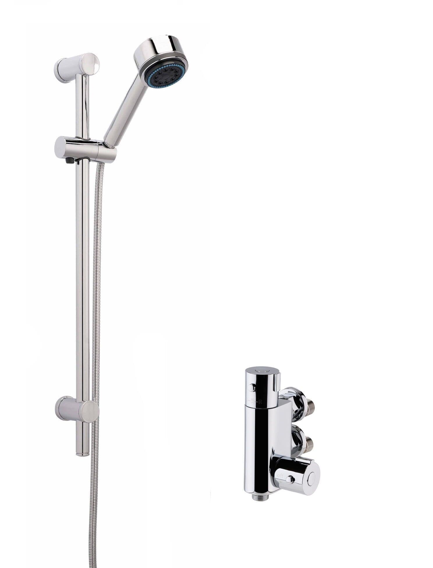 Thermostatic Vertical Bar Valve Function Handset Slider Rail