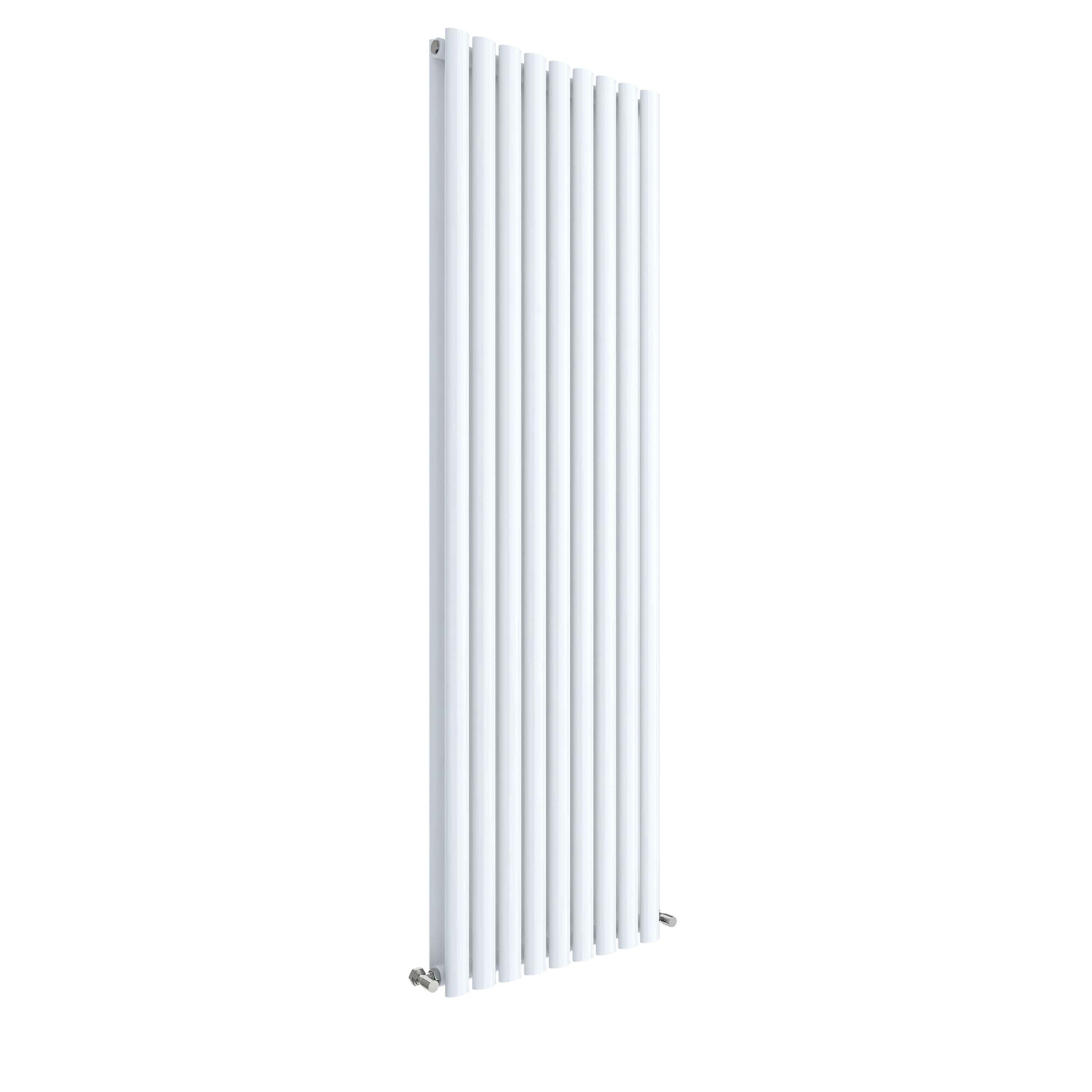 Vertical Double Panel Radiator 5457 BTU Gloss 1800 x 528mm