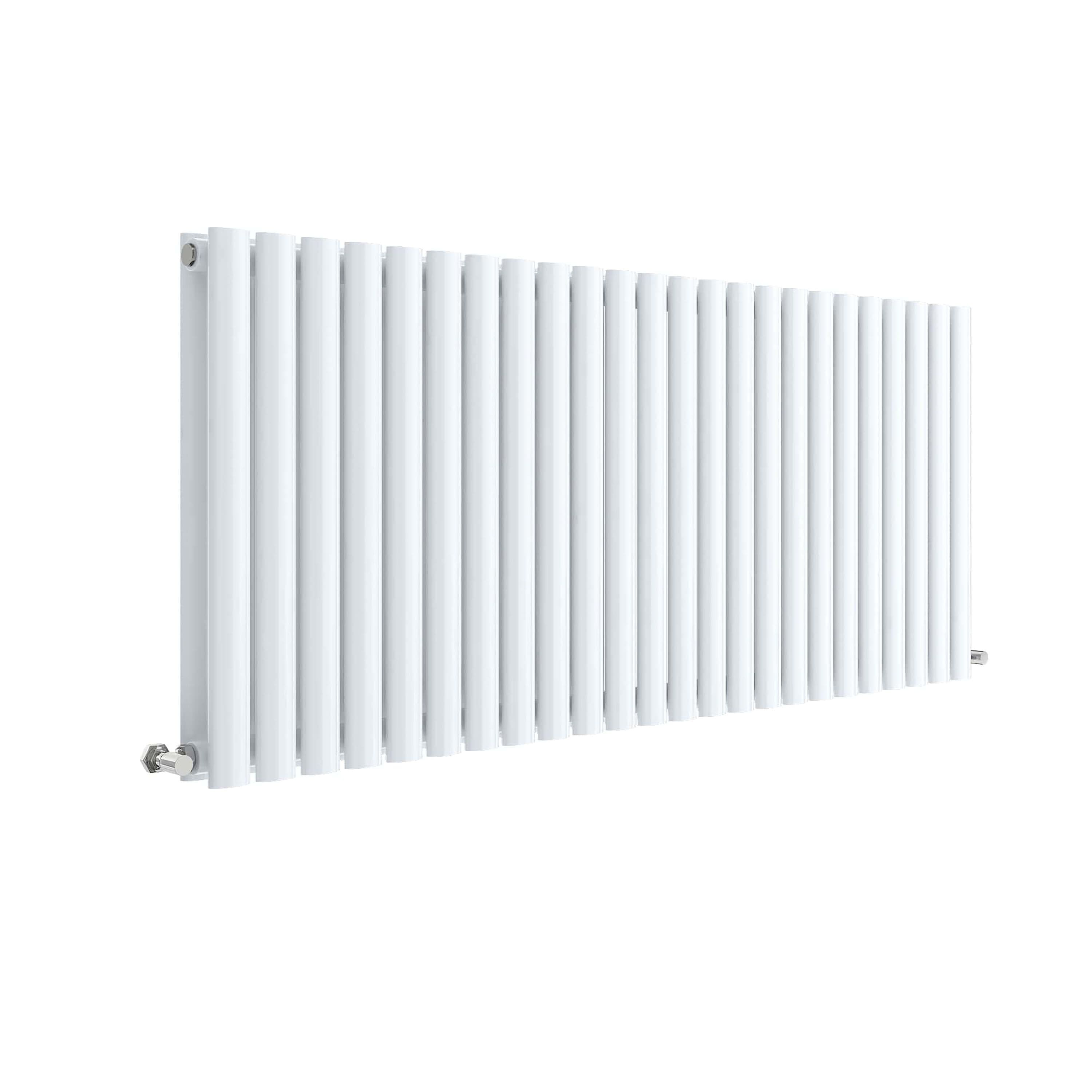 Horizontal Double Panel Radiator 5300 BTU Gloss 600 x 1398mm