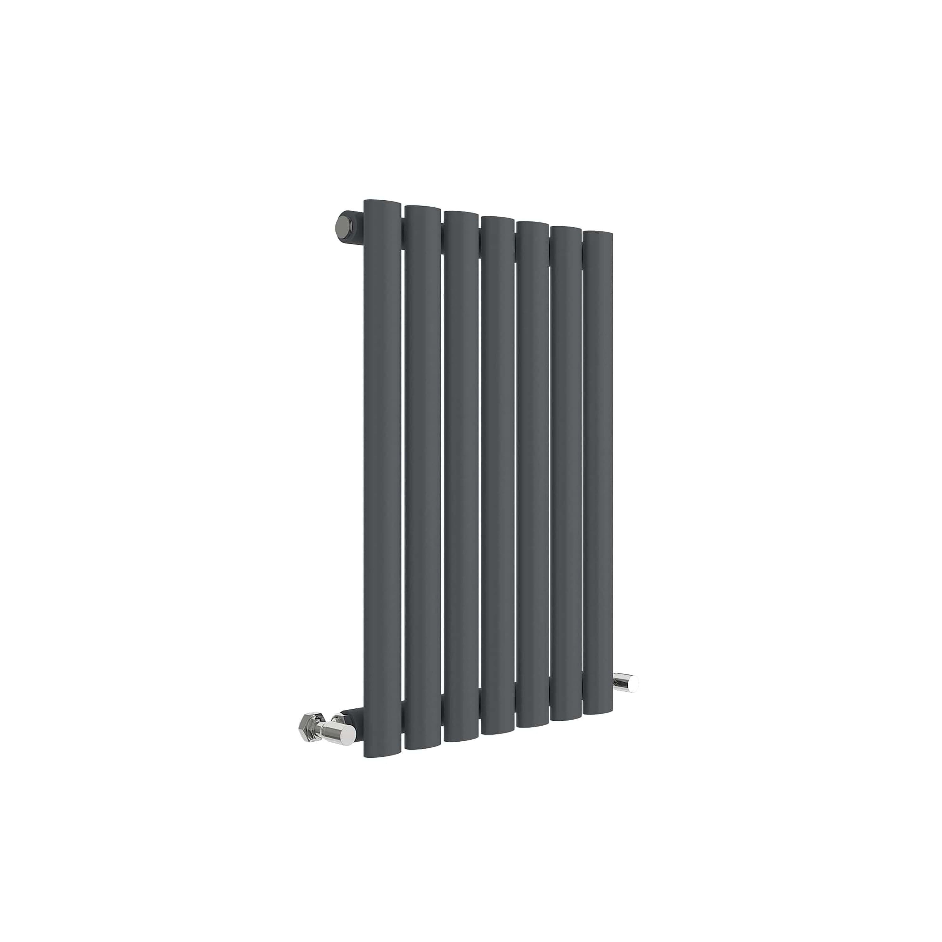Horizontal Single Panel Radiator 1034 BTU Anthracite 600 x 412mm