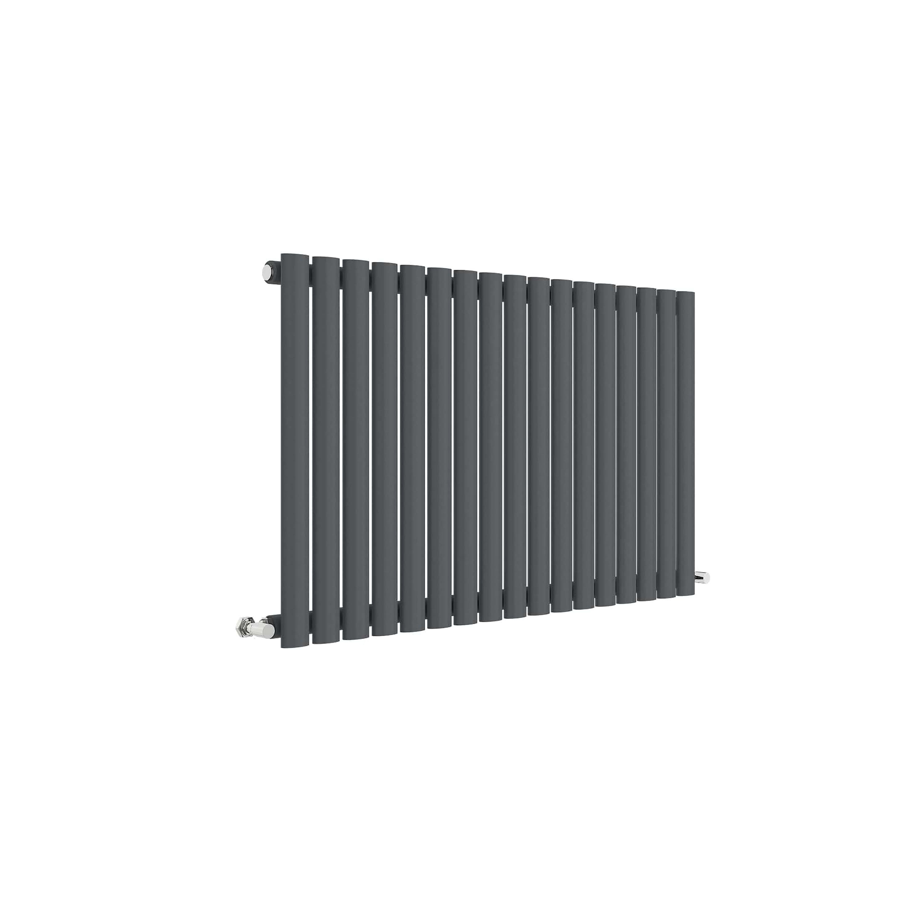 Horizontal Single Panel Radiator 2511 BTU Anthracite 600 x 992mm