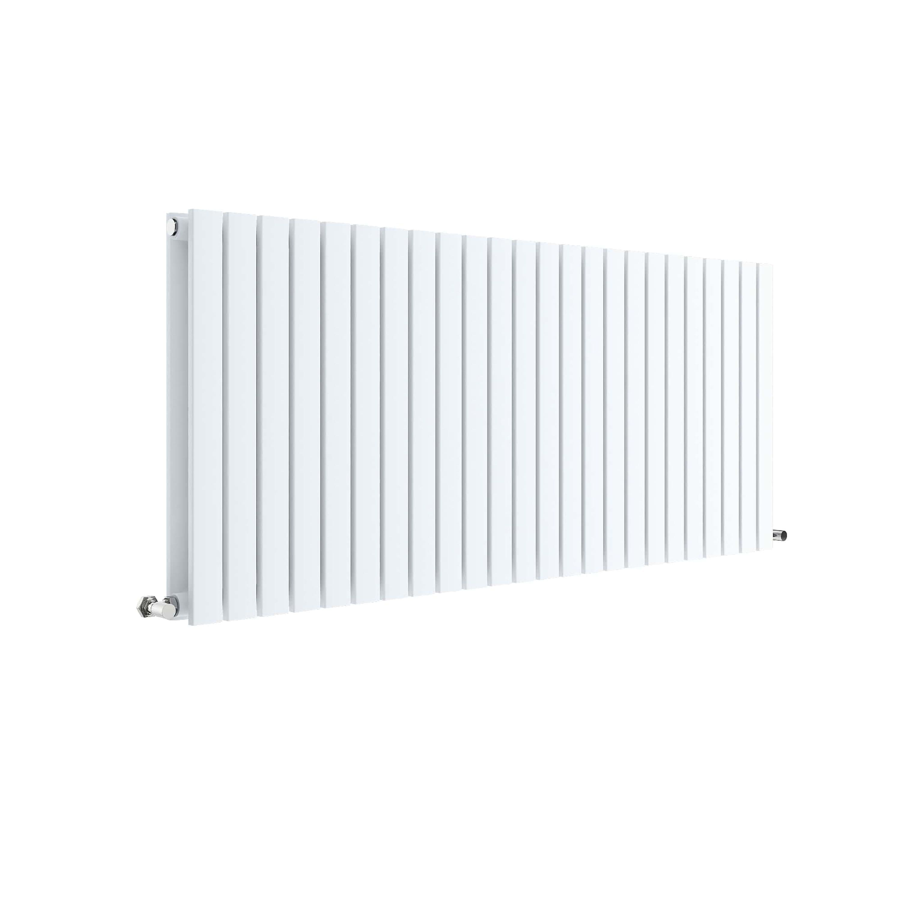 Horizontal Double Panel Radiator 4968 BTU Satin 600x 1398mm