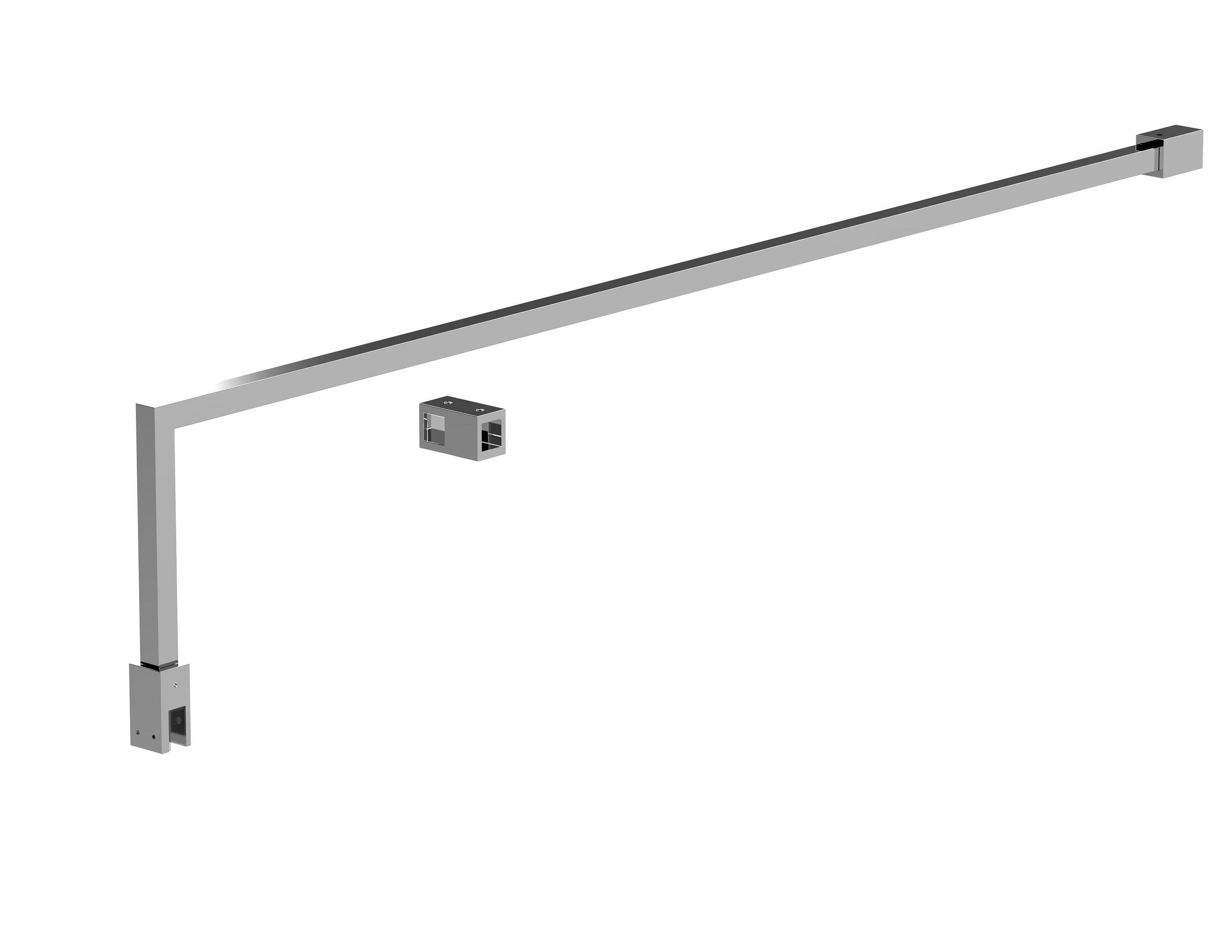 Wetroom Accessories Screen Support Bar Kit Chrome