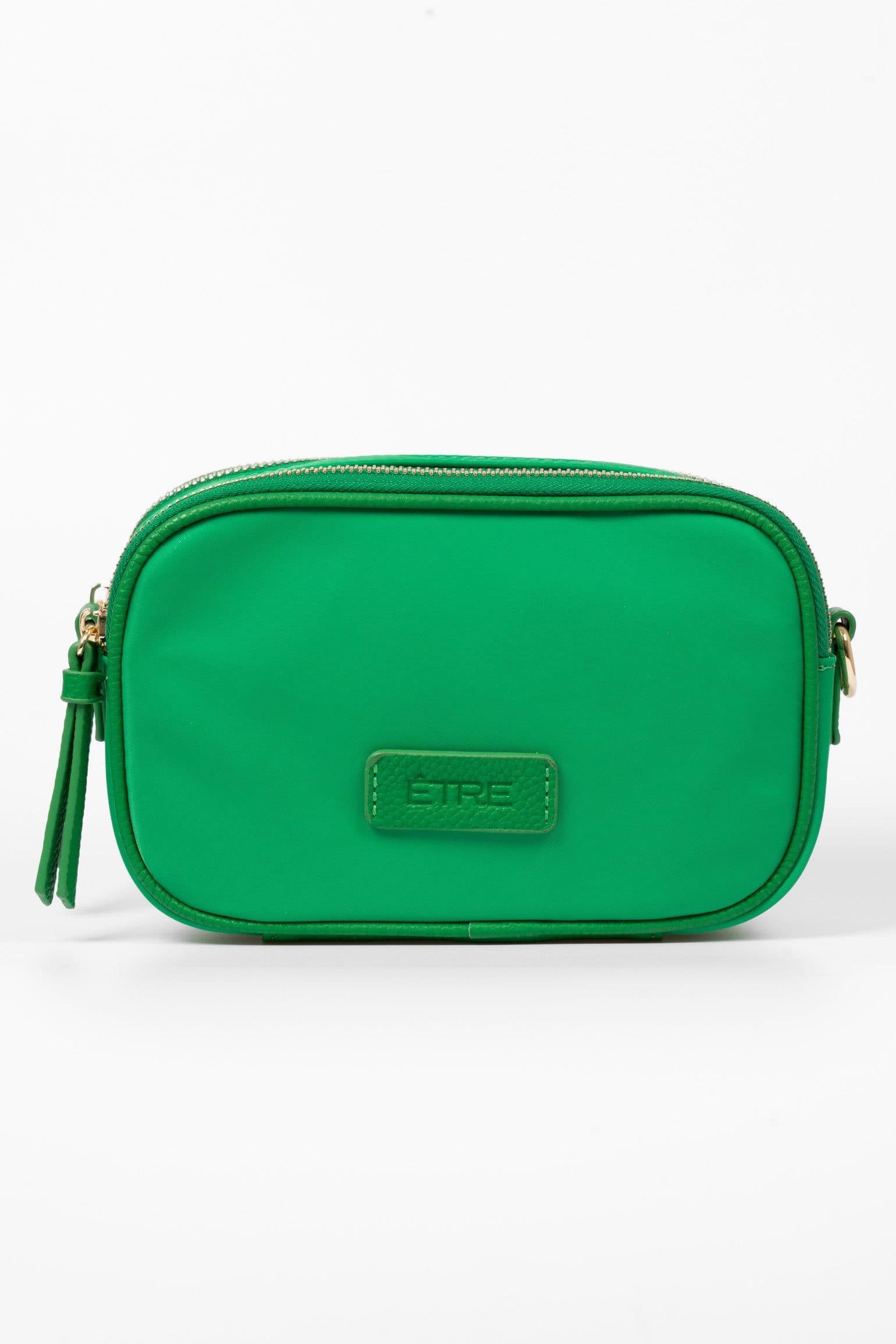 Ripley Crossbody Camera Bag Green Nylon PU