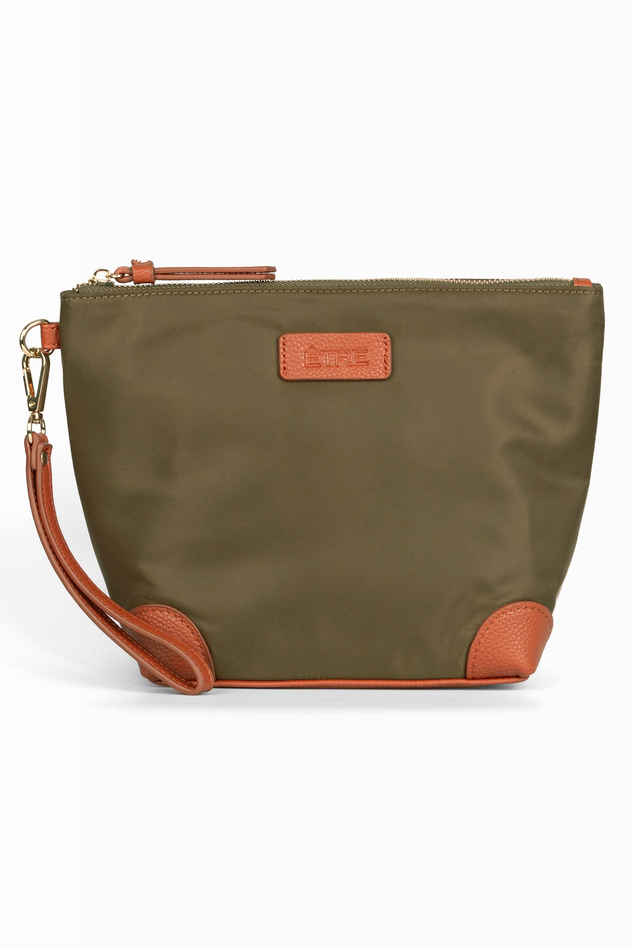 Wren Vanity Bag Khaki Nylon PU