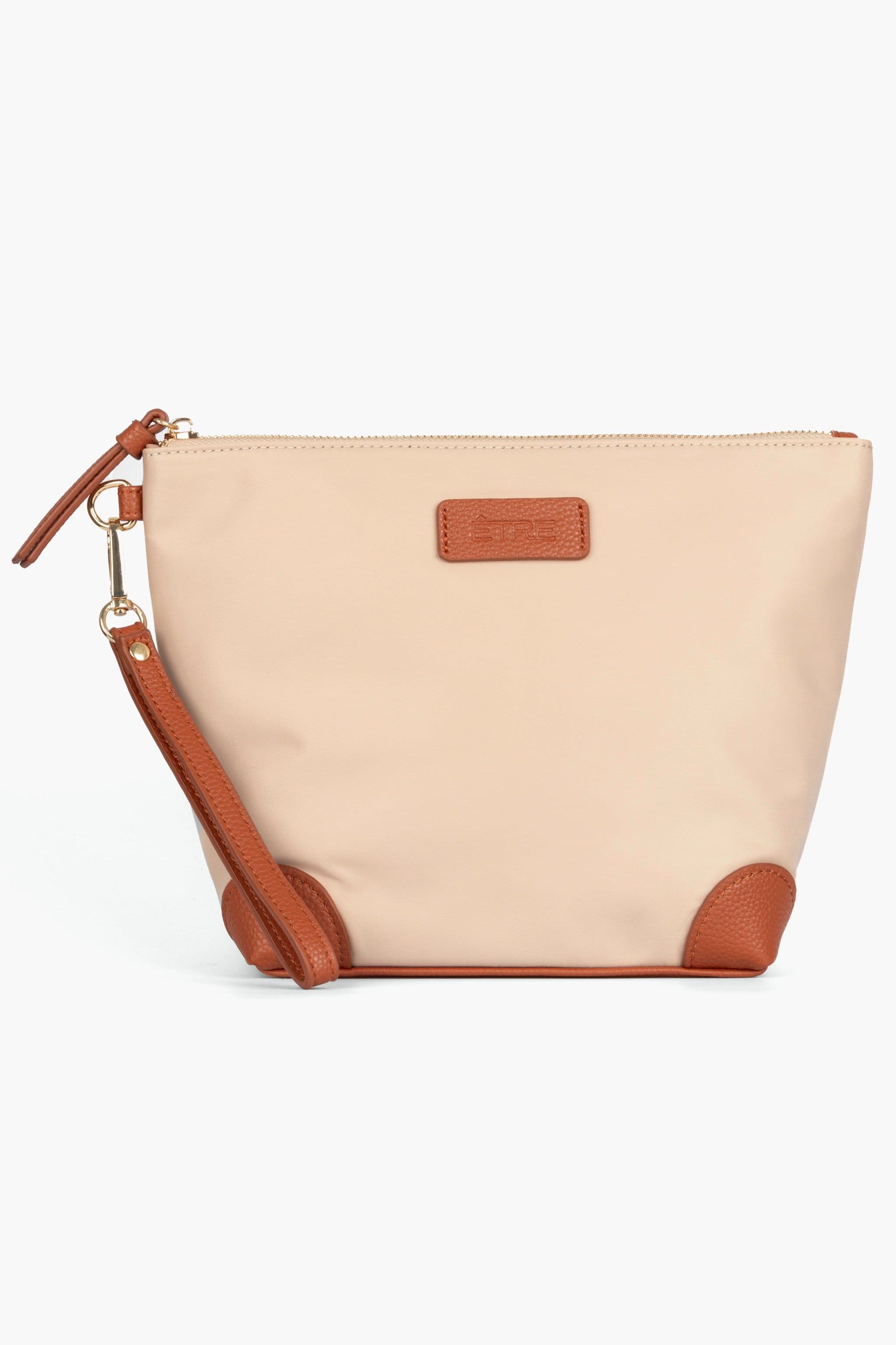 Wren Vanity Bag Cream Nylon PU