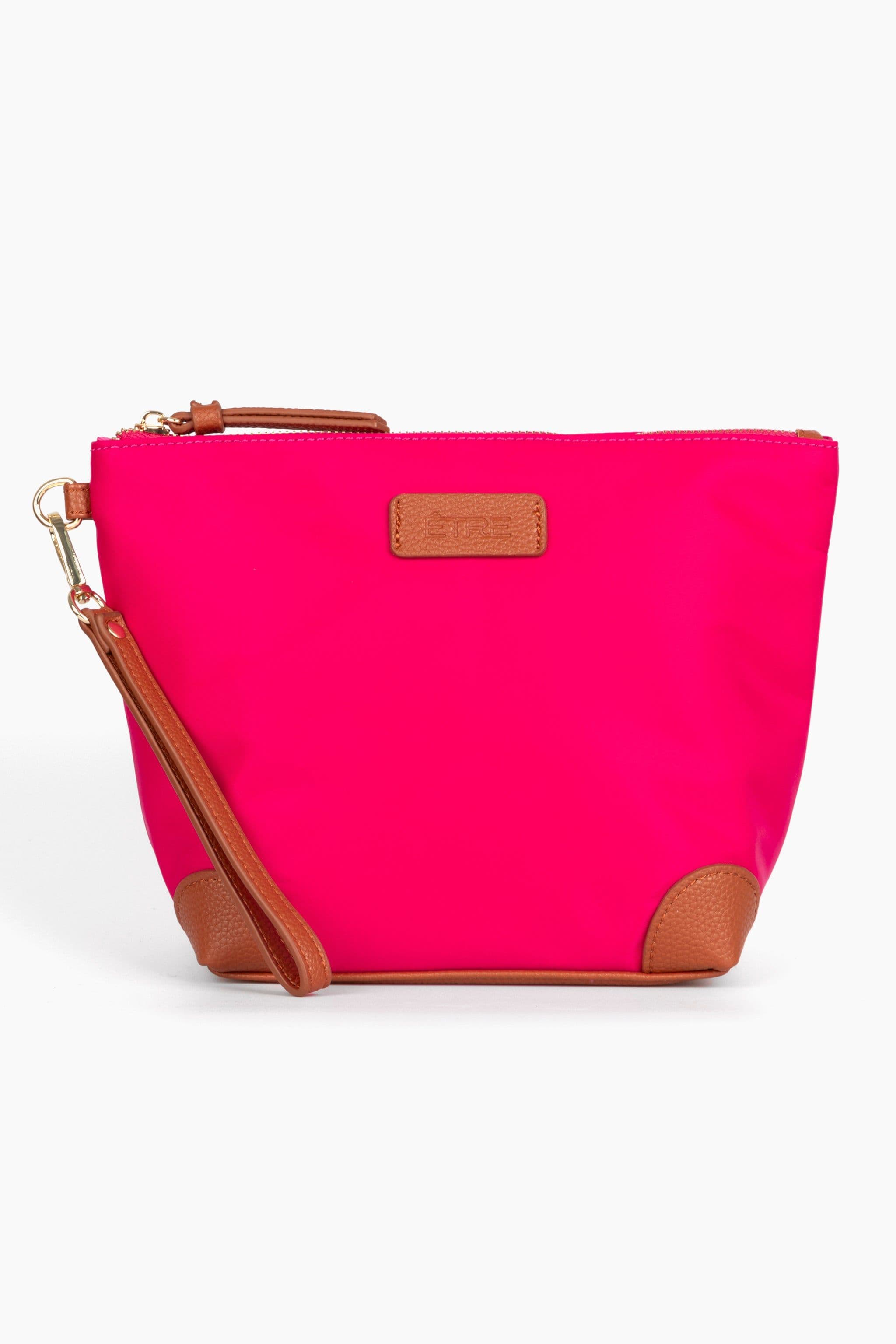 Wren Vanity Bag Pink Nylon PU