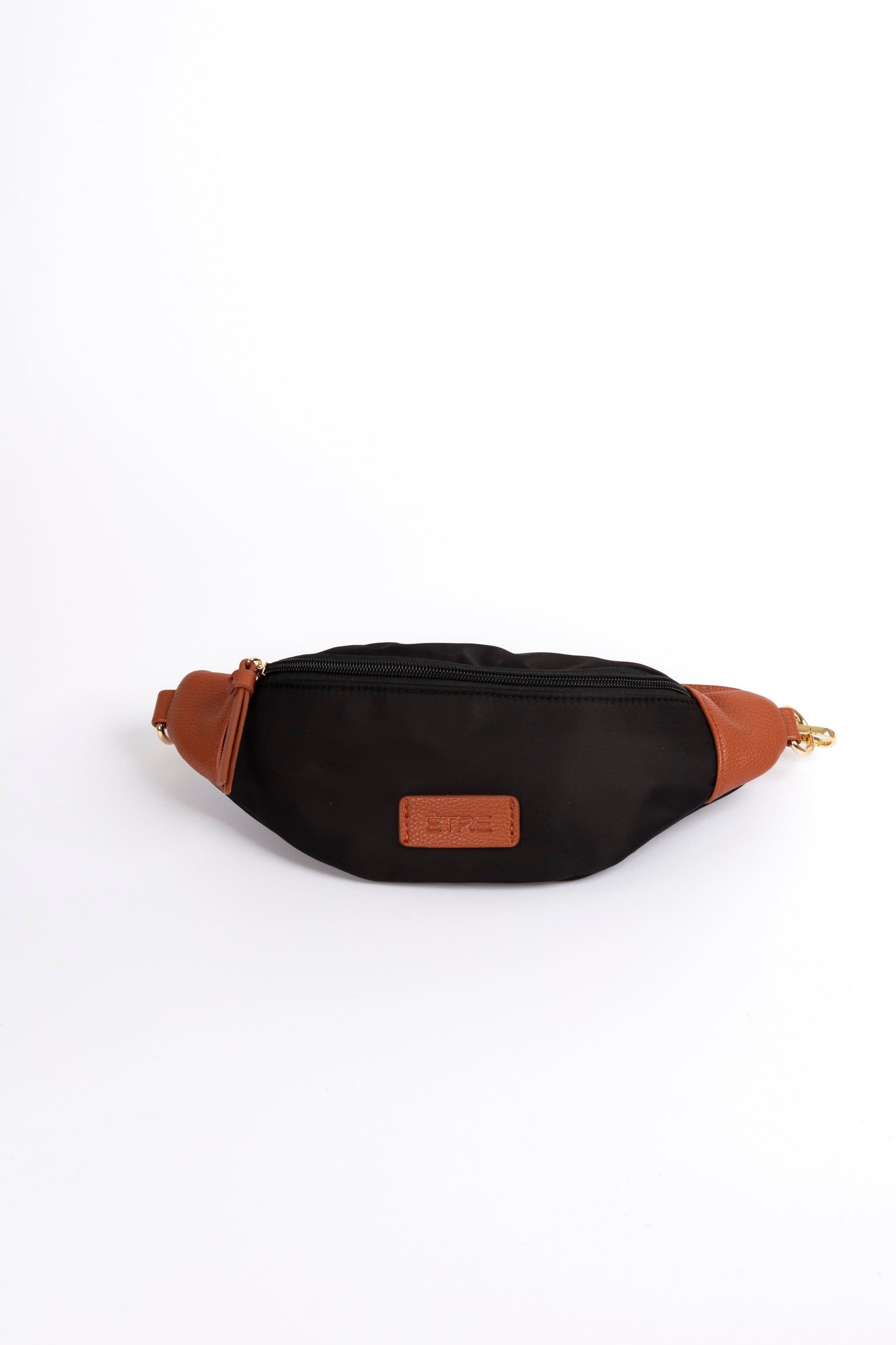 Palmer Bum Bag Black Nylon PU