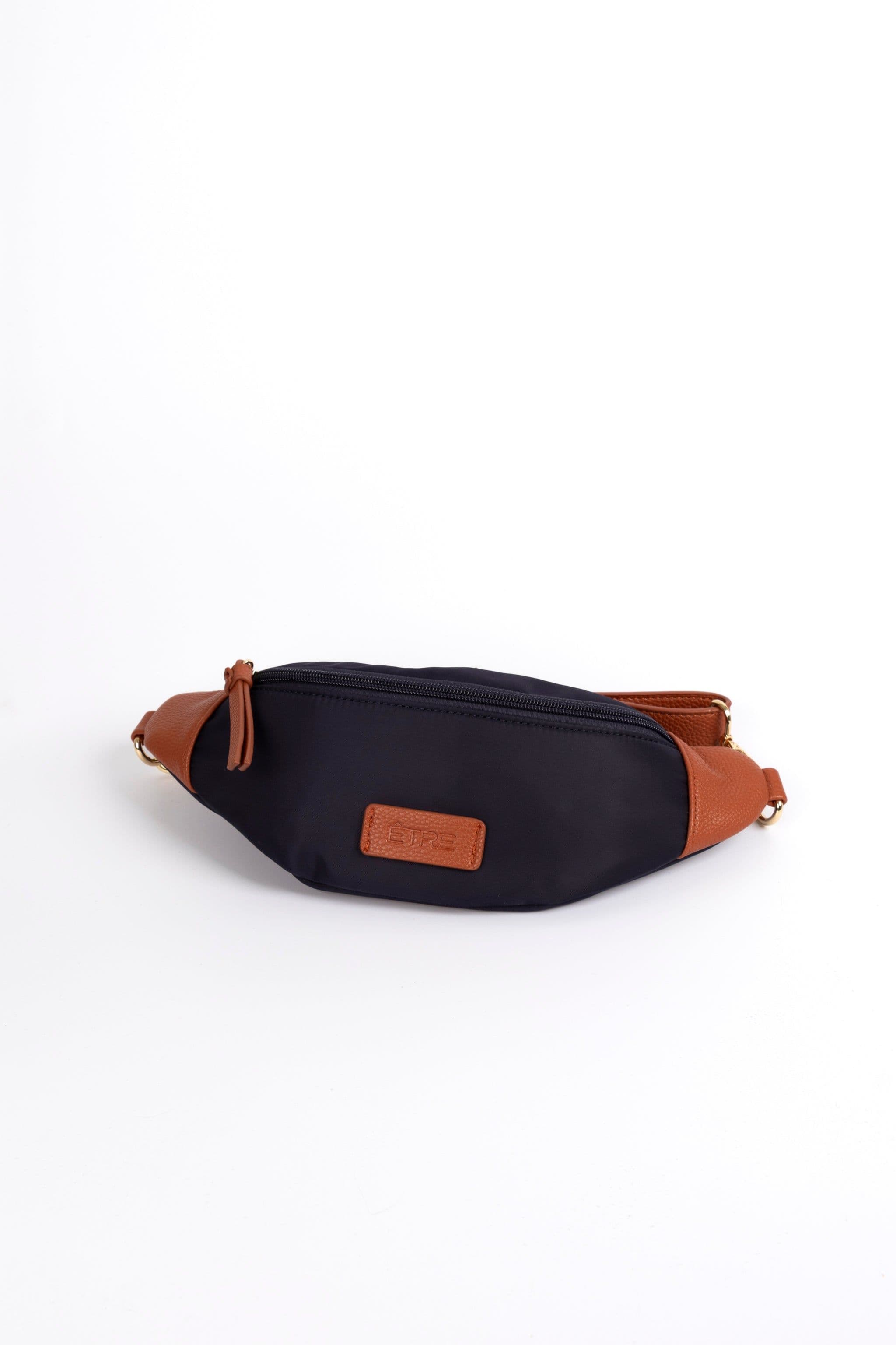 Palmer Bum Bag Navy Blue Nylon PU Blue