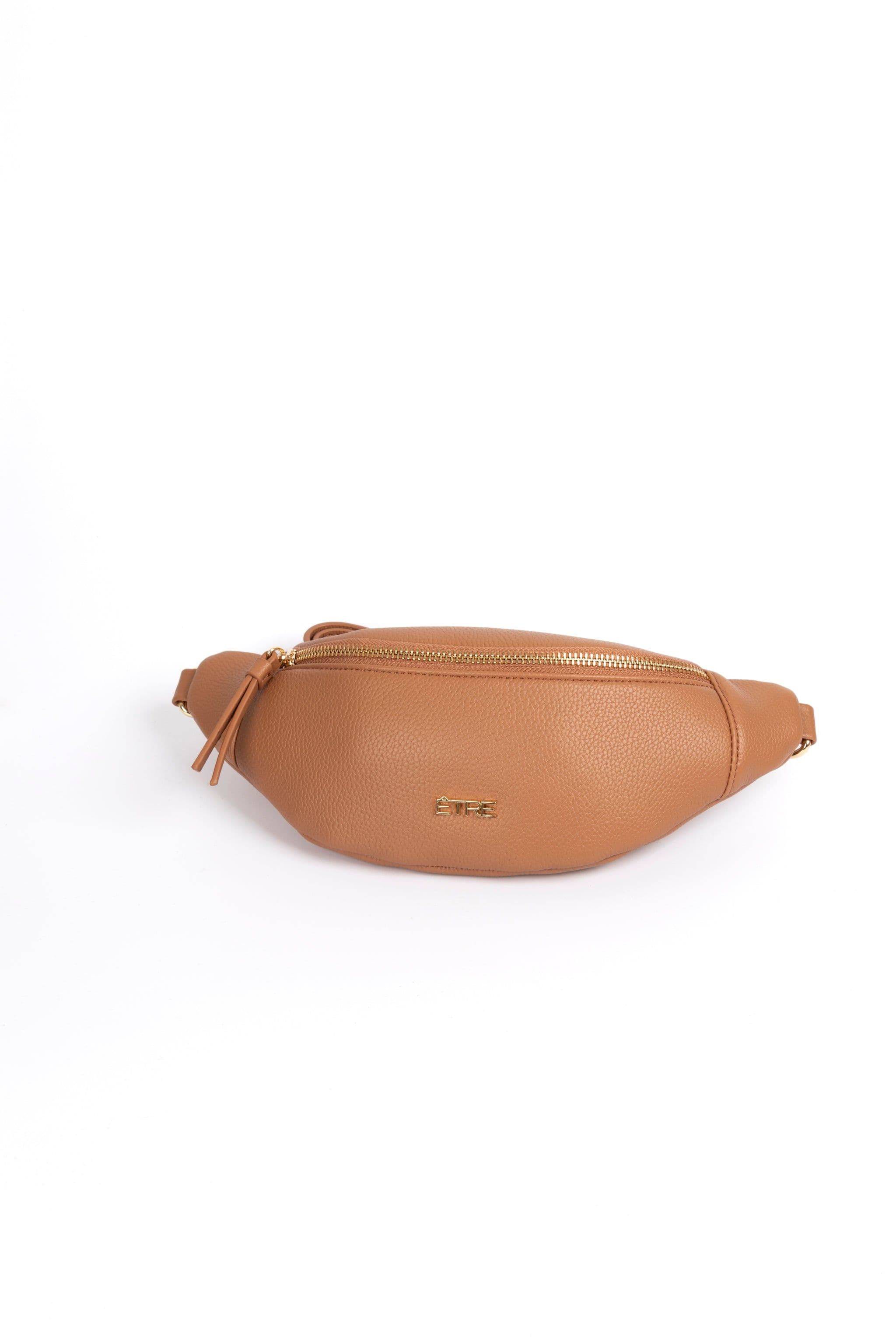 Tan Brown Faux Leather Bum Bag