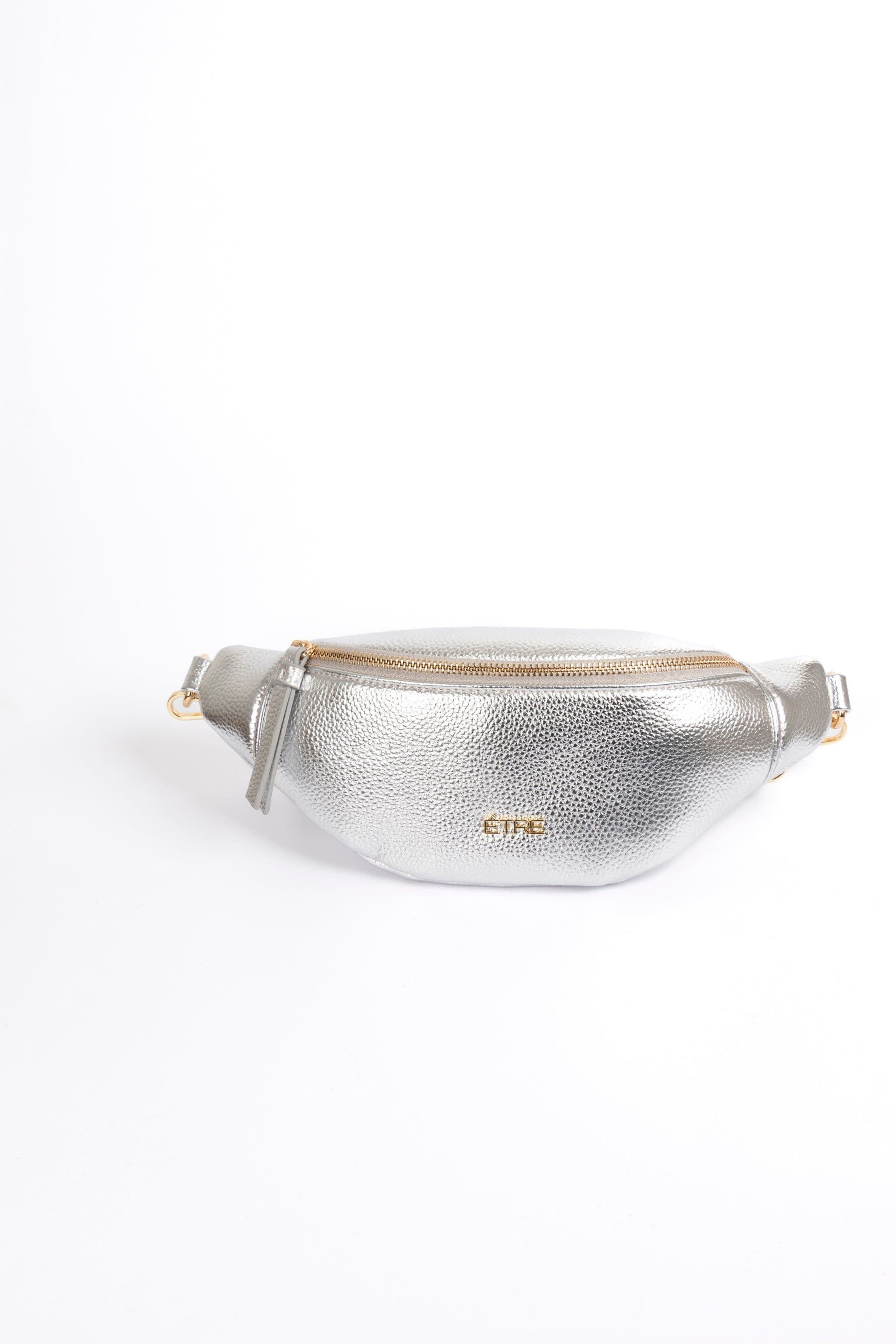 Metallic Faux Leather Bum Bag