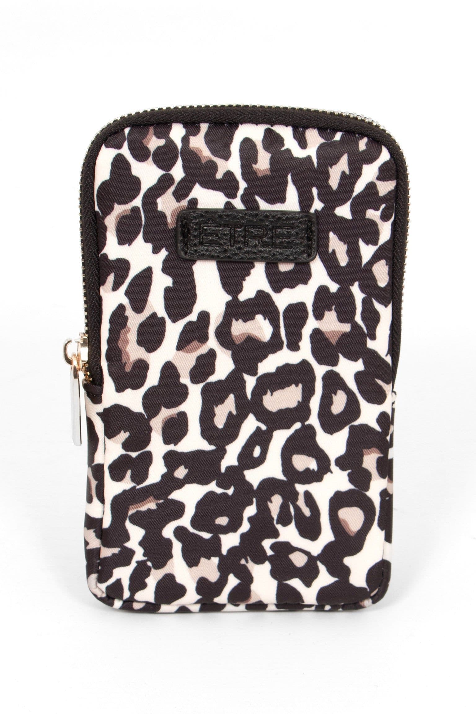 Ivy Crossbody Phone Bag Leopard Print