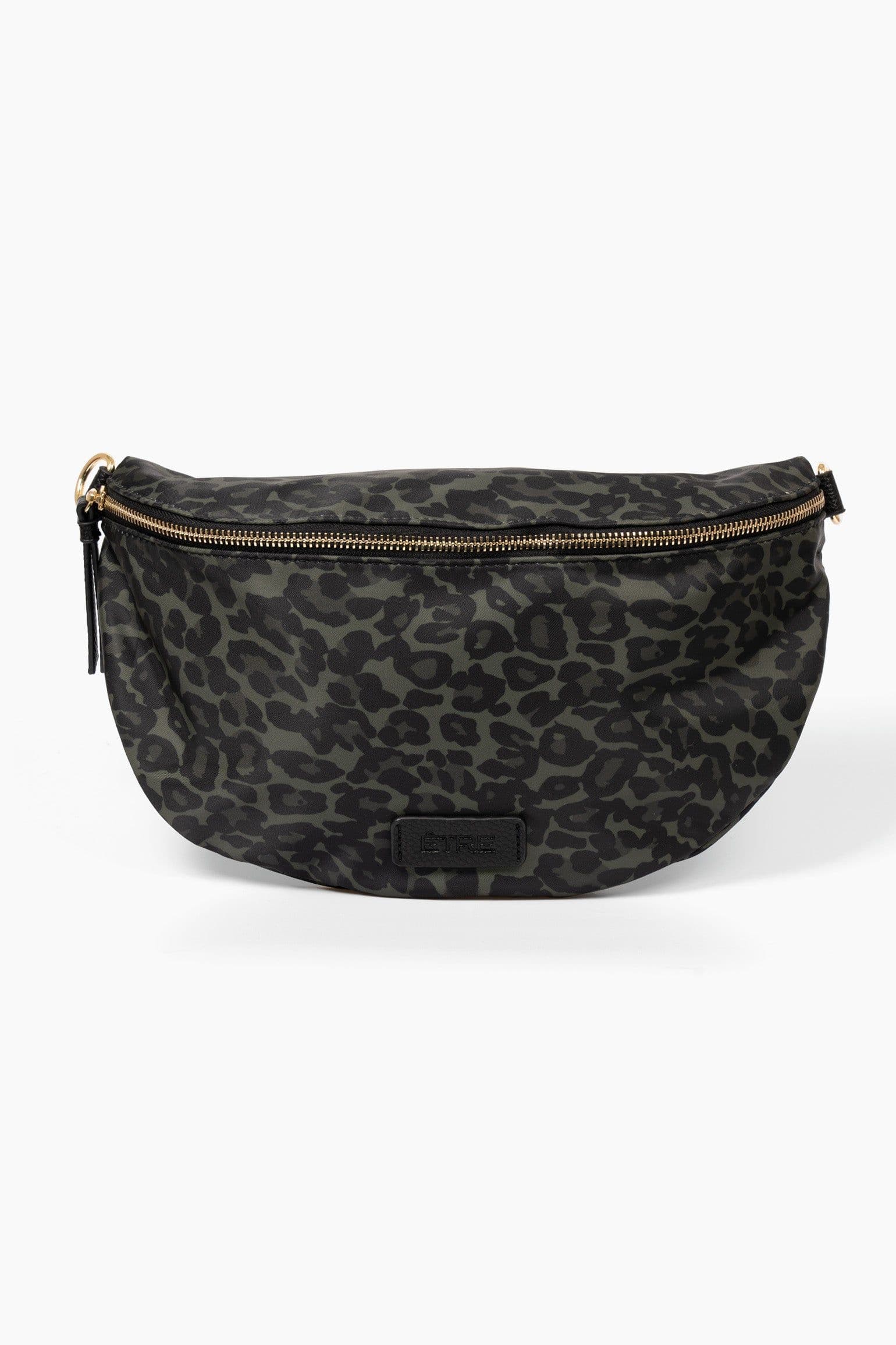 Jovie Large Bum Bag Leopard Print Nylon
